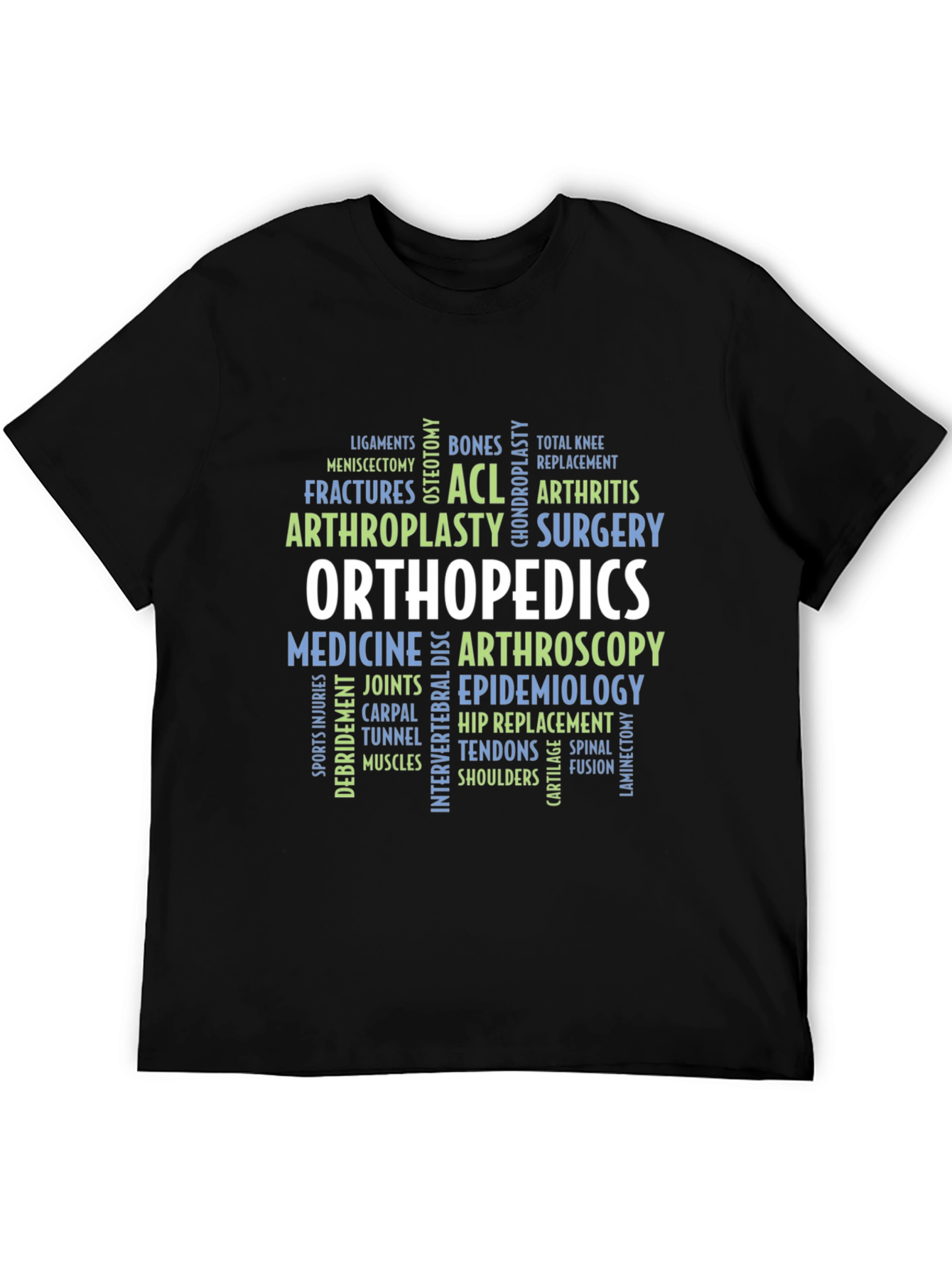 Orthopedics Word Cloud T-Shirt - 5