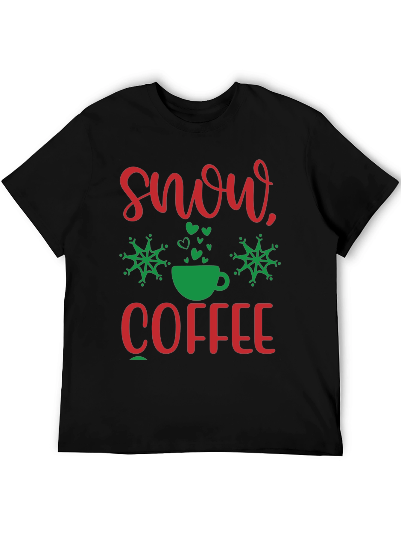 Black Snow Coffee Graphic Tee view 5