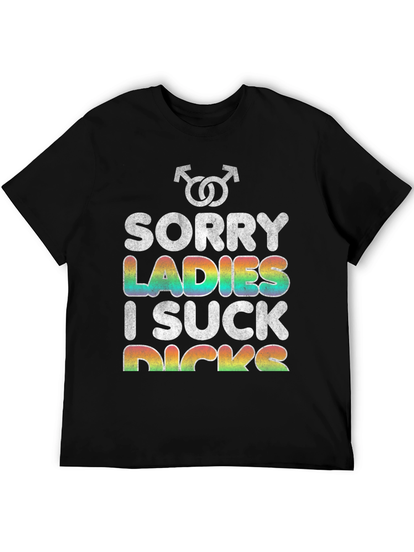 Black Sorry Ladies T-Shirt view 5