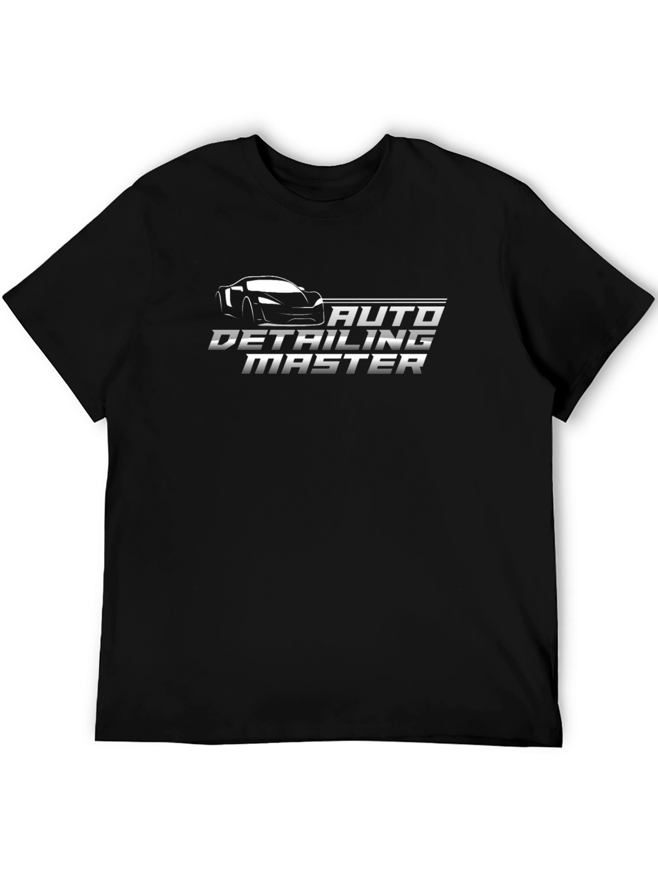 Black Auto Detailing Master T-Shirt - Car Enthusiast Apparel view 5