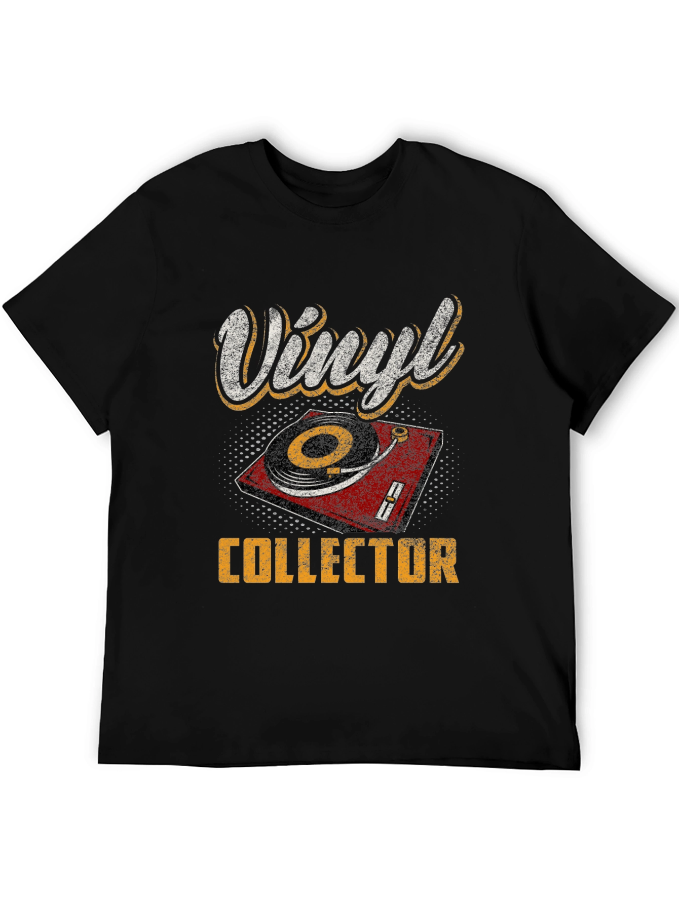 Black Vinyl Collector Graphic Tee view 5