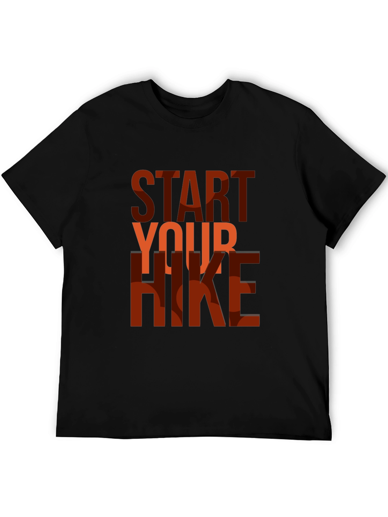 Black Start Your Hike Graphic T-Shirt - Black view 5