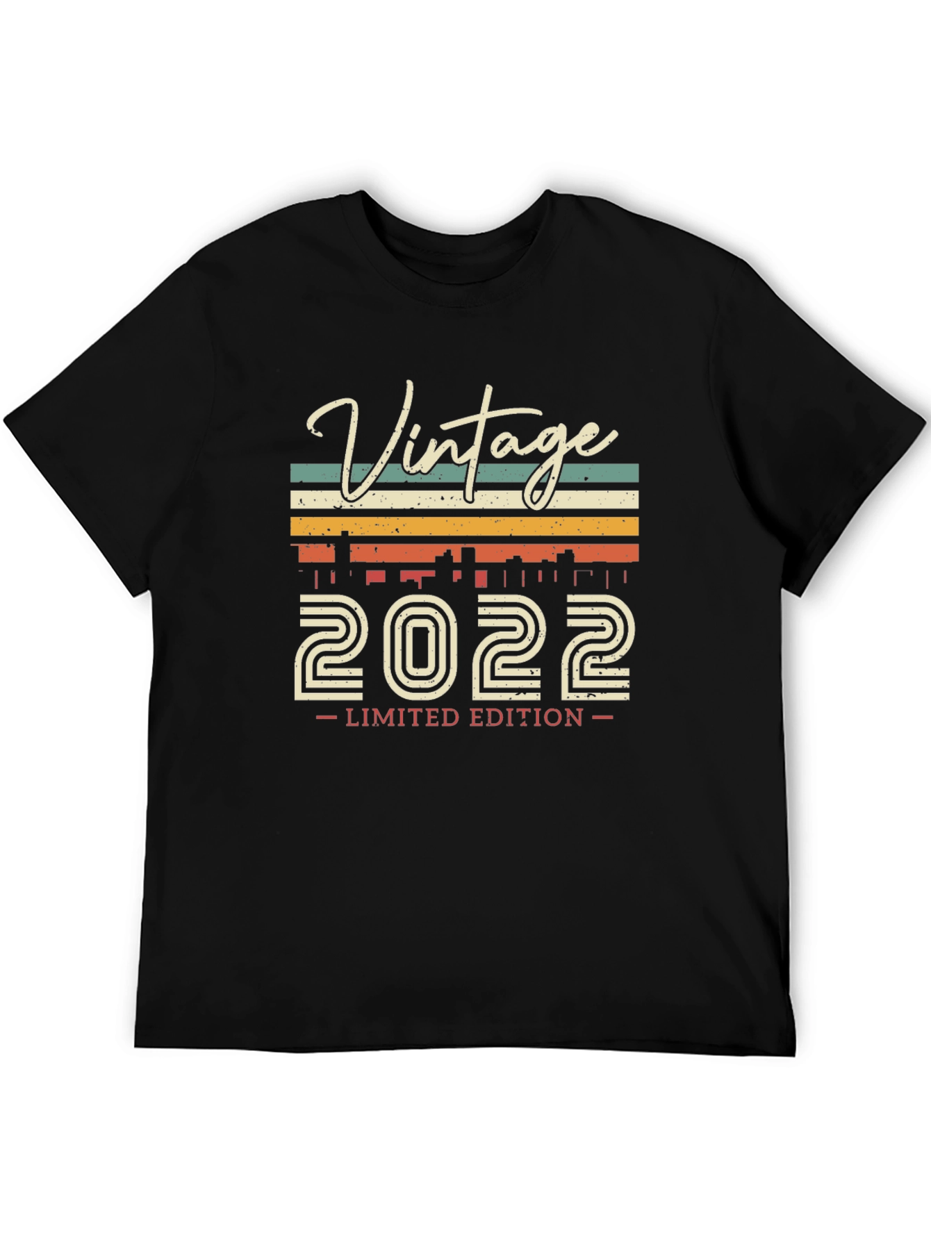 Black Vintage 2022 Limited Edition T-Shirt view 5
