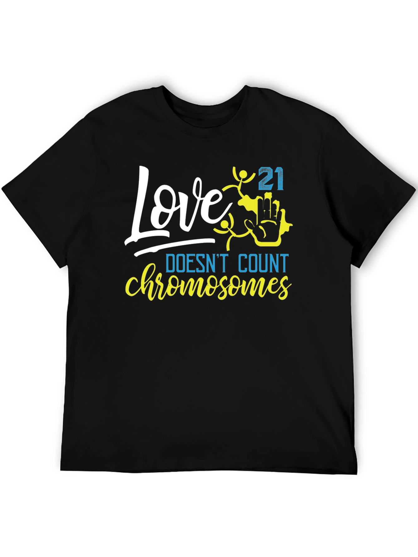 Black Love Doesn't Count Chromosomes T-Shirt view 5