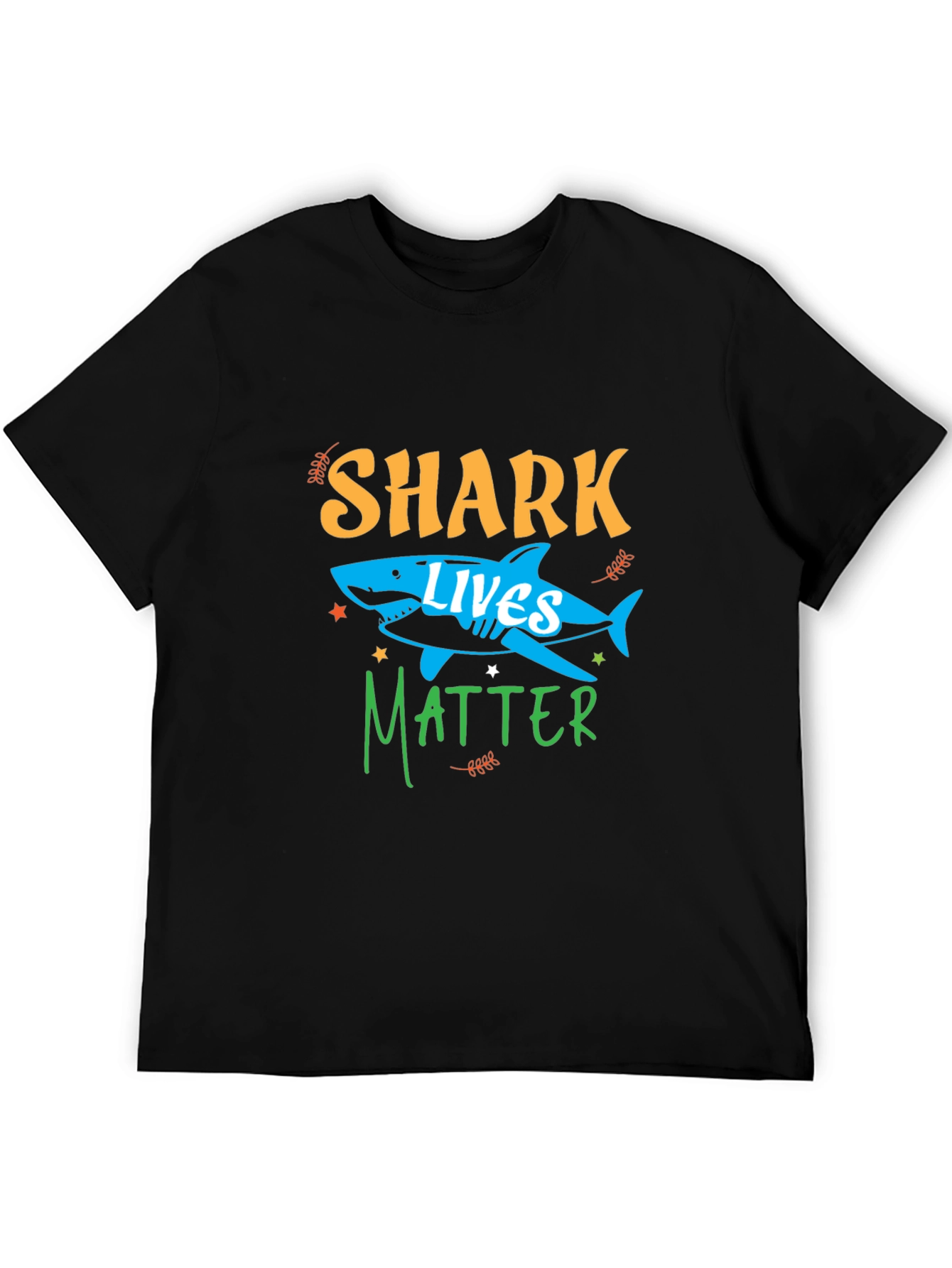 Black Shark Lives Matter Graphic Tee view 5