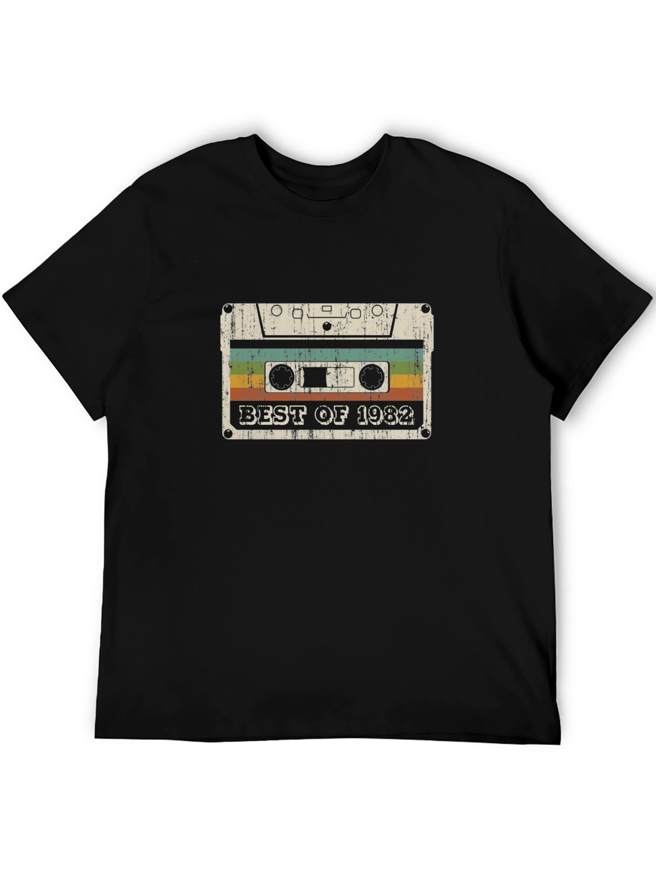Black Best of 1982 Cassette Tape Graphic Tee view 5