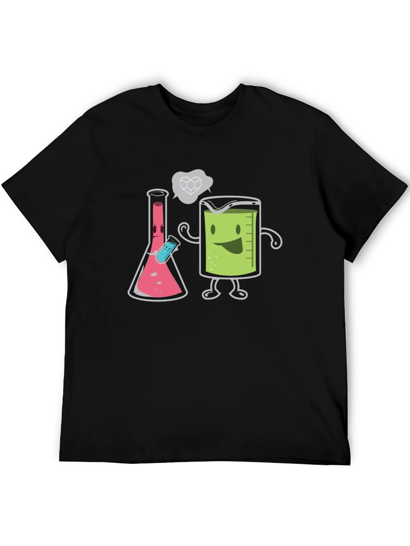 Science Humor T-Shirt - Beaker & Flask Chemistry Tee - 5