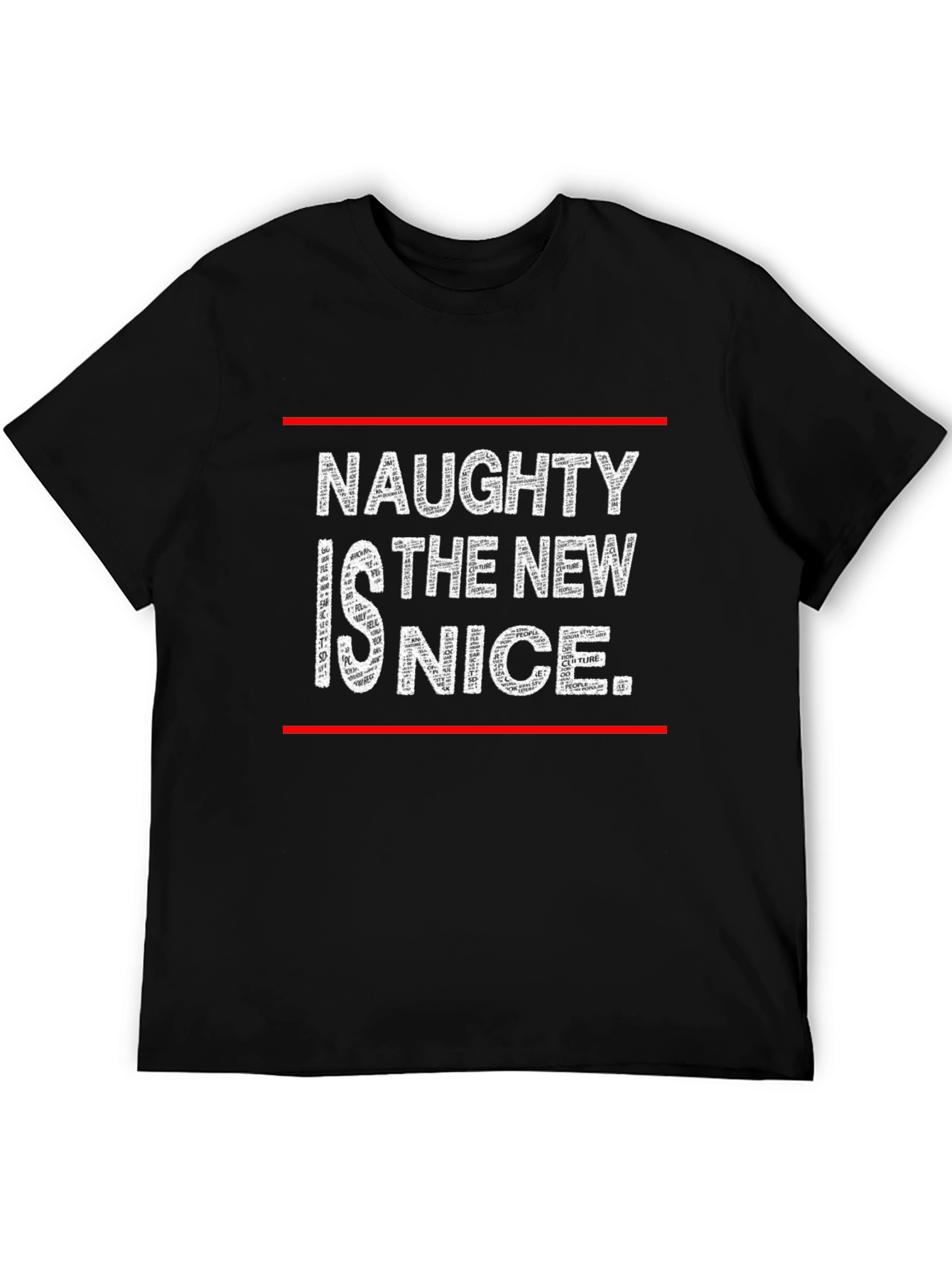Black Naughty is the New Nice Graphic T-Shirt view 5