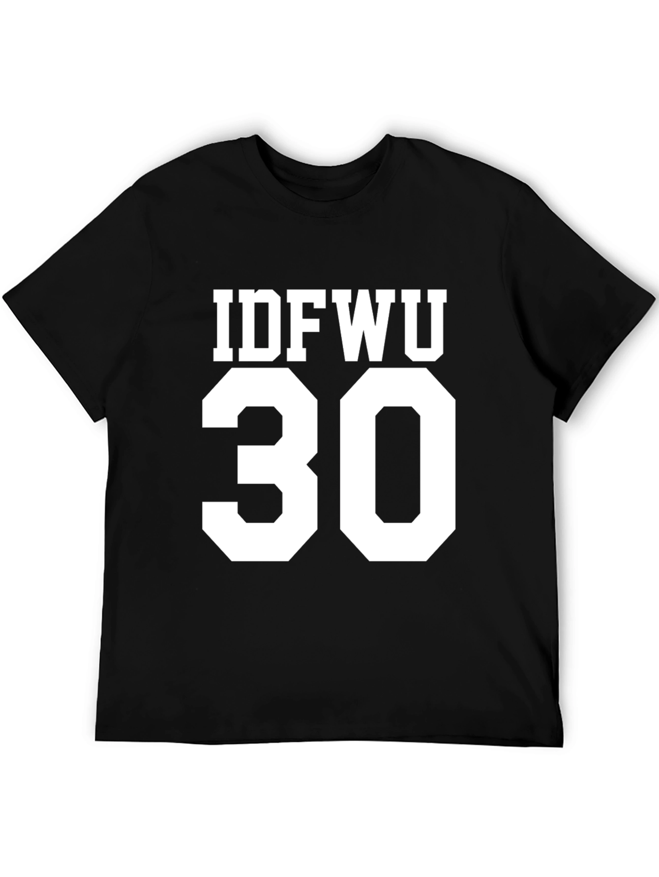 Black IDFWU 30 Graphic T-Shirt, Black view 5