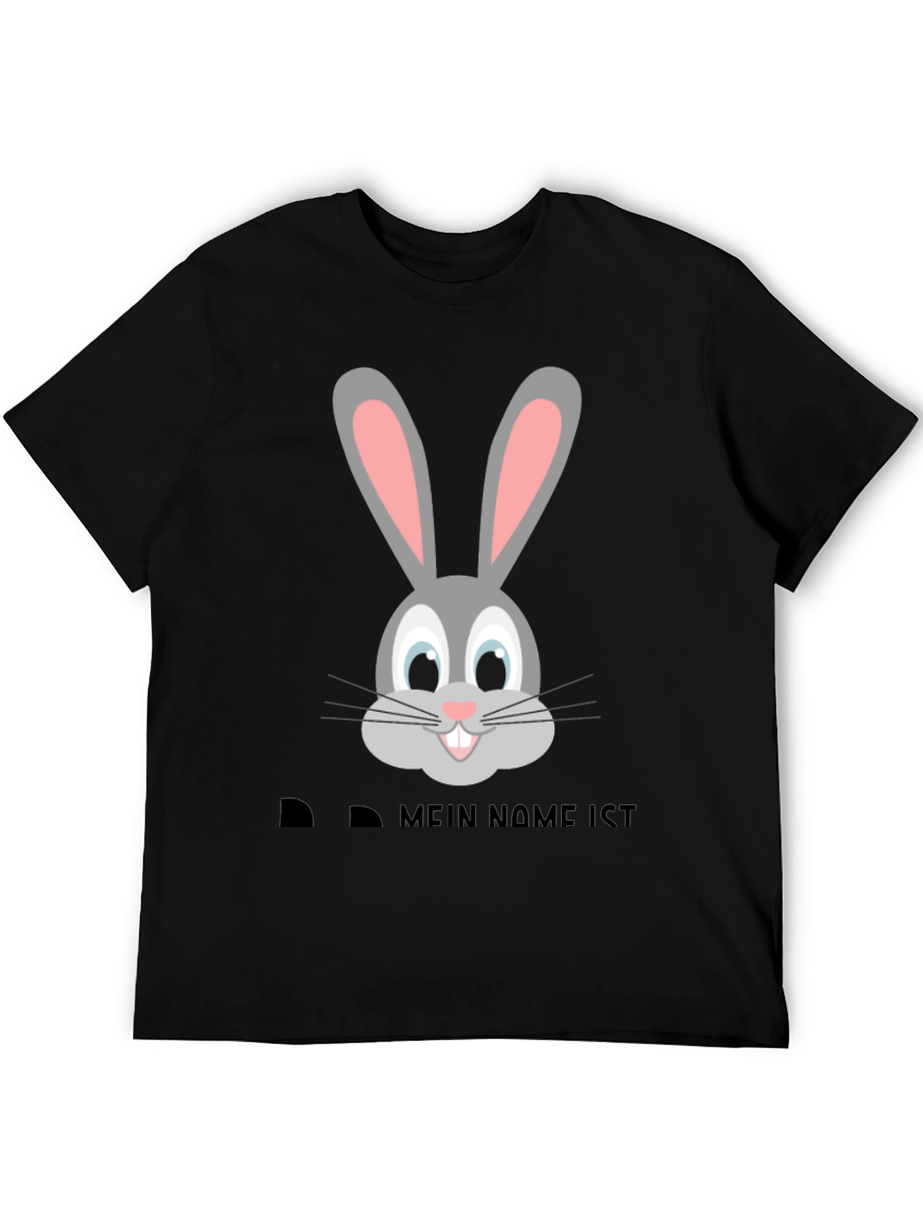 Black Funny Bunny T-Shirt - Mein Name Ist... view 5
