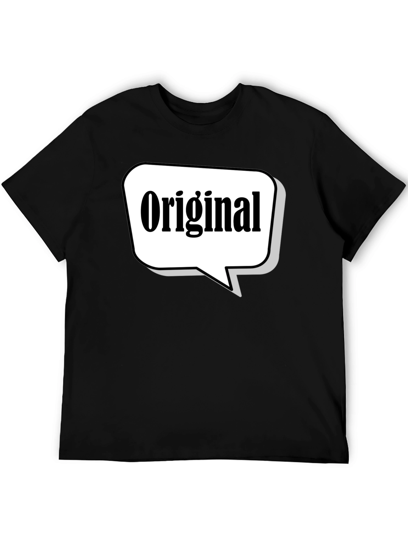 Black Original T-Shirt - Unique Design, Comfortable Fit view 5