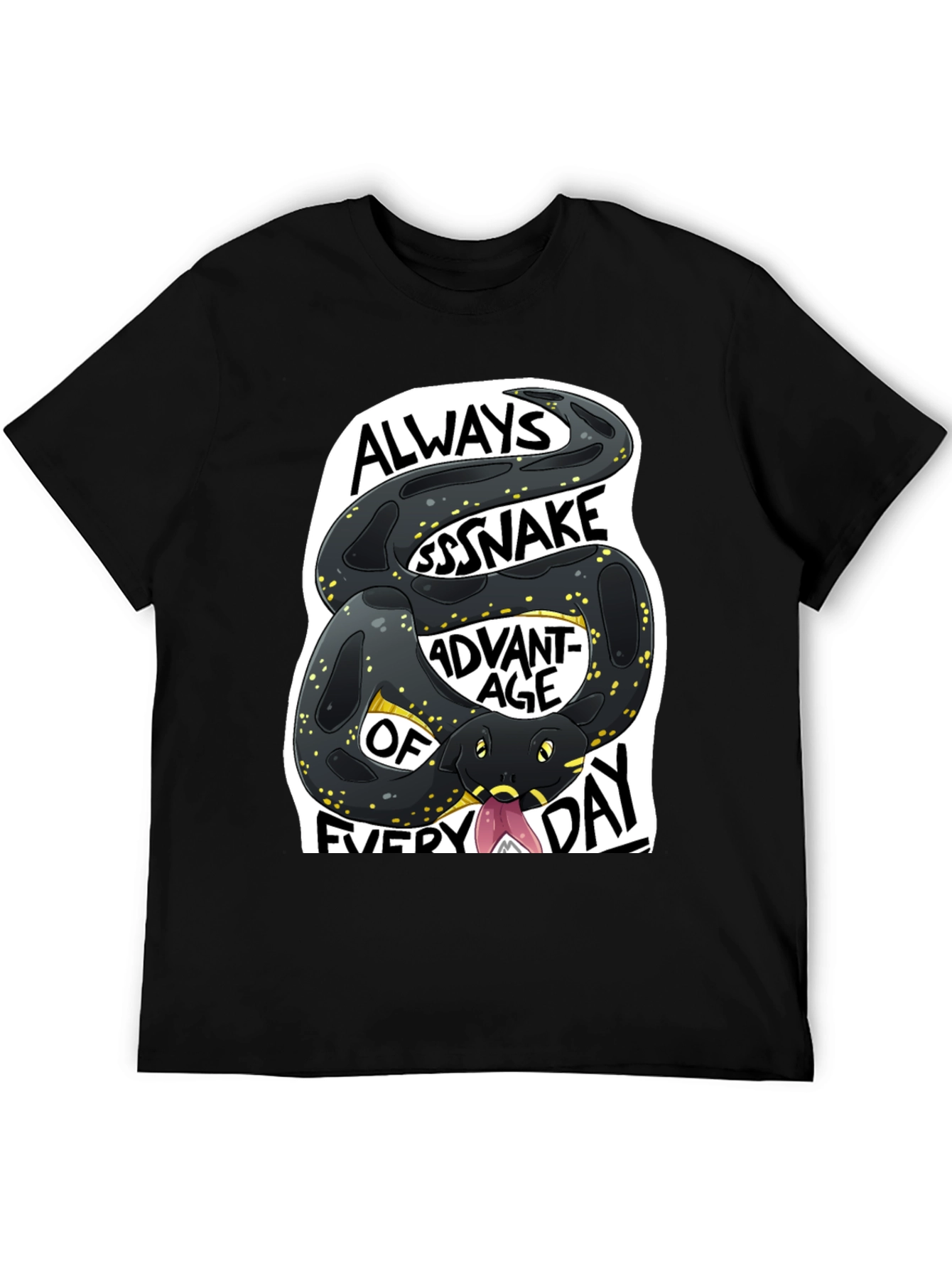 Black Always Ssssnake Advantage T-Shirt view 5
