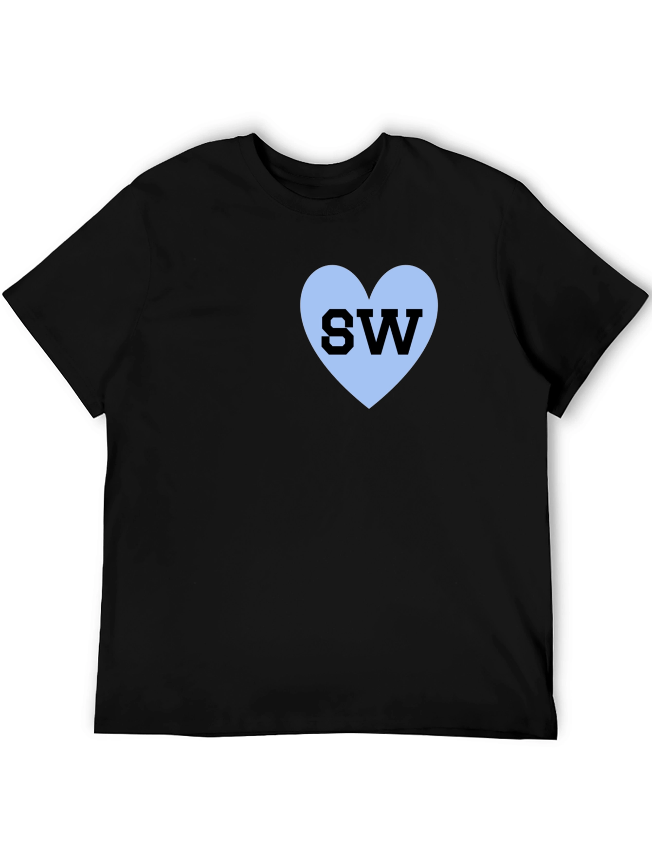 Black Black SW Heart T-Shirt view 5