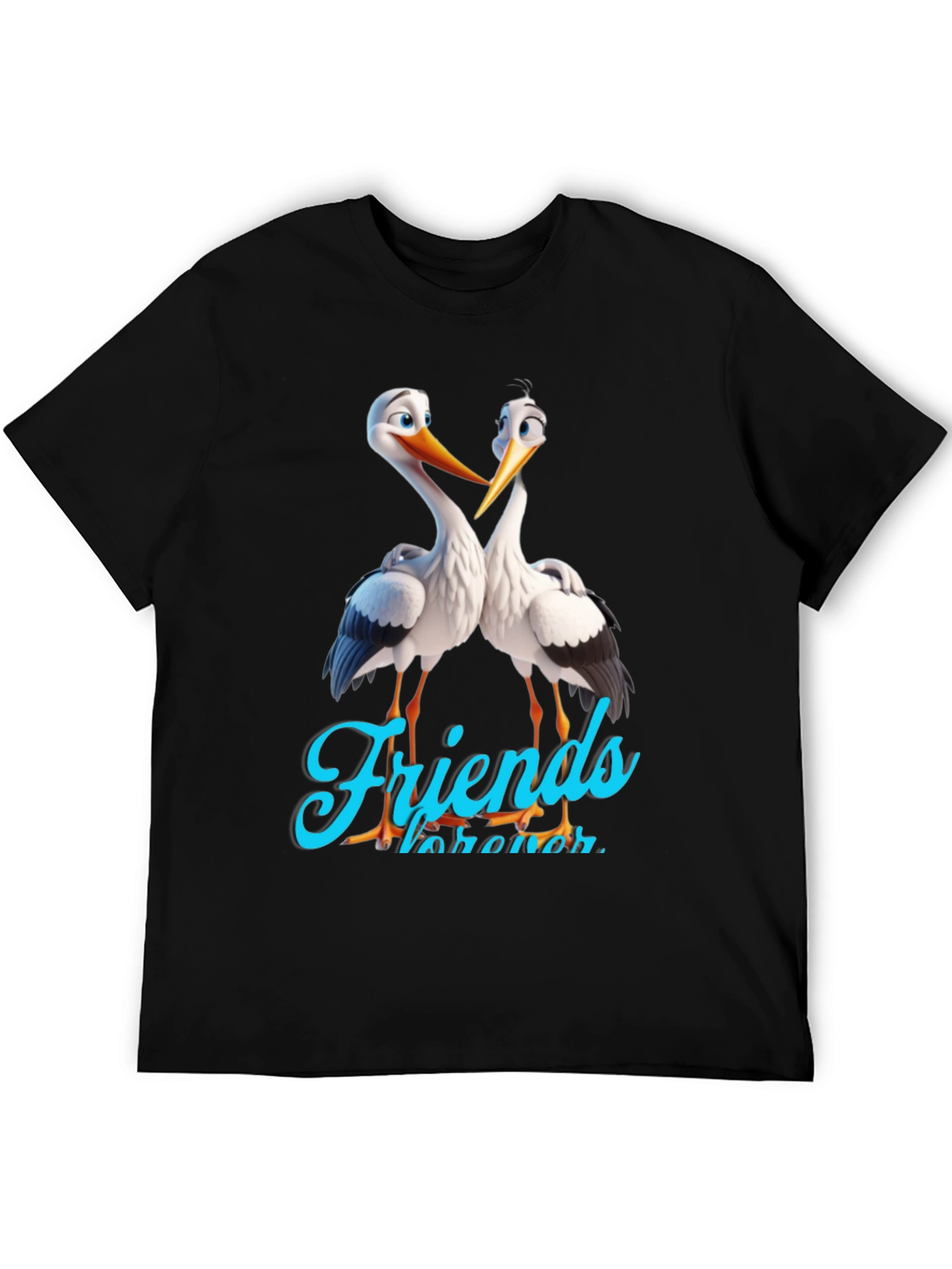 Black Stork Friends Forever Graphic Tee view 5