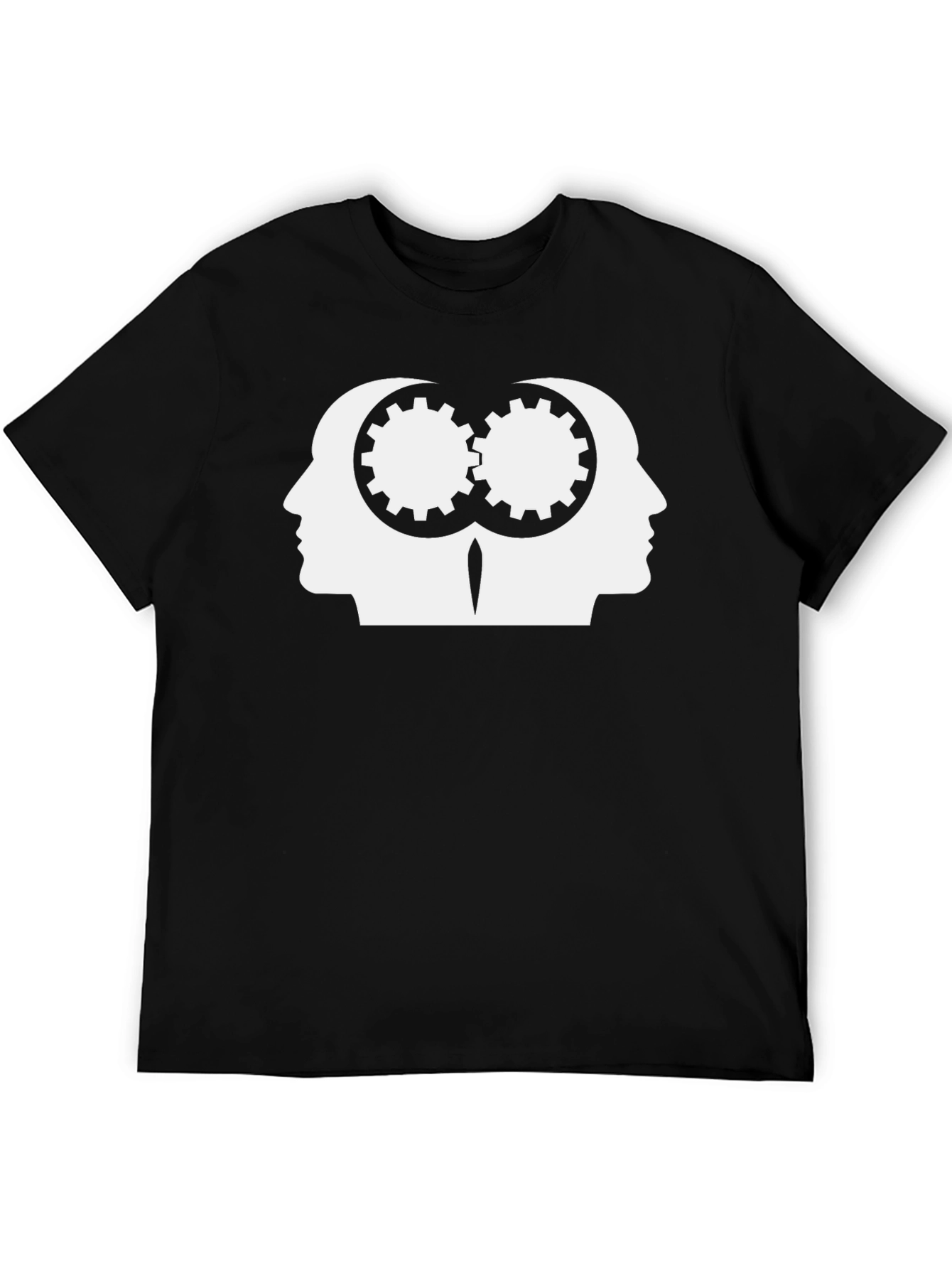 Black Cog Heads Black T-Shirt view 5