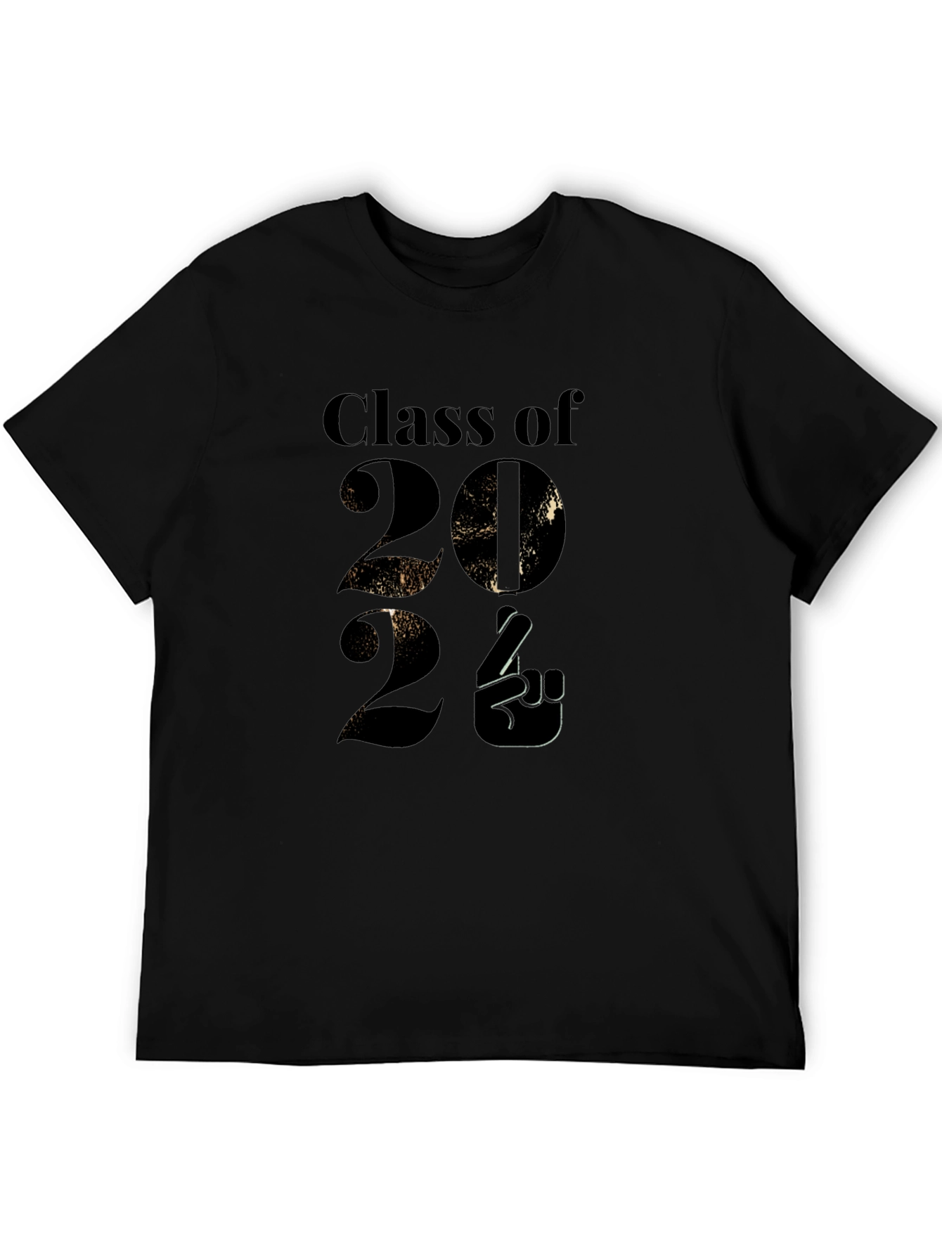 Black Class of 2024 Graphic Tee view 5