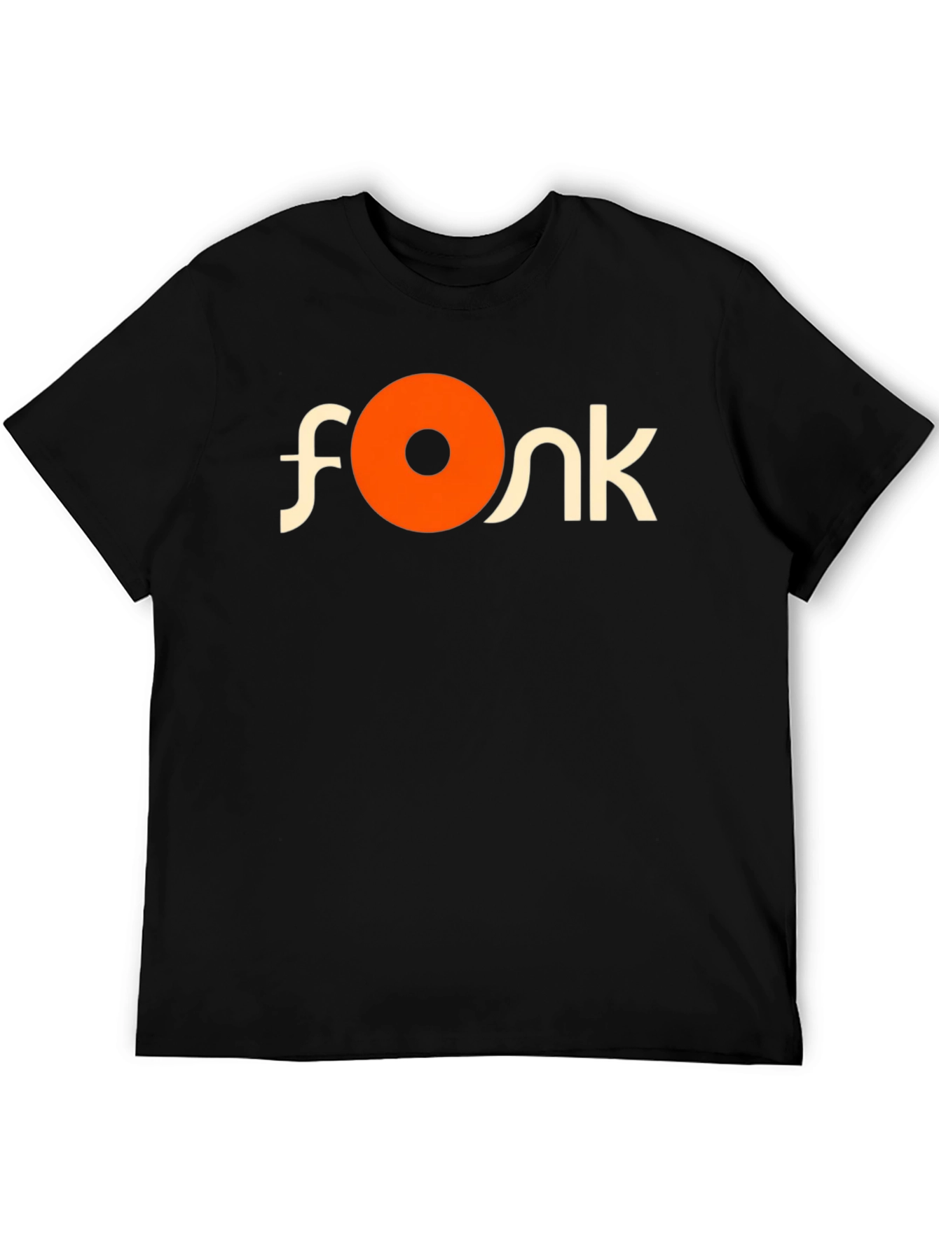 Black Fonky T-Shirt - Retro Style Graphic Tee view 5