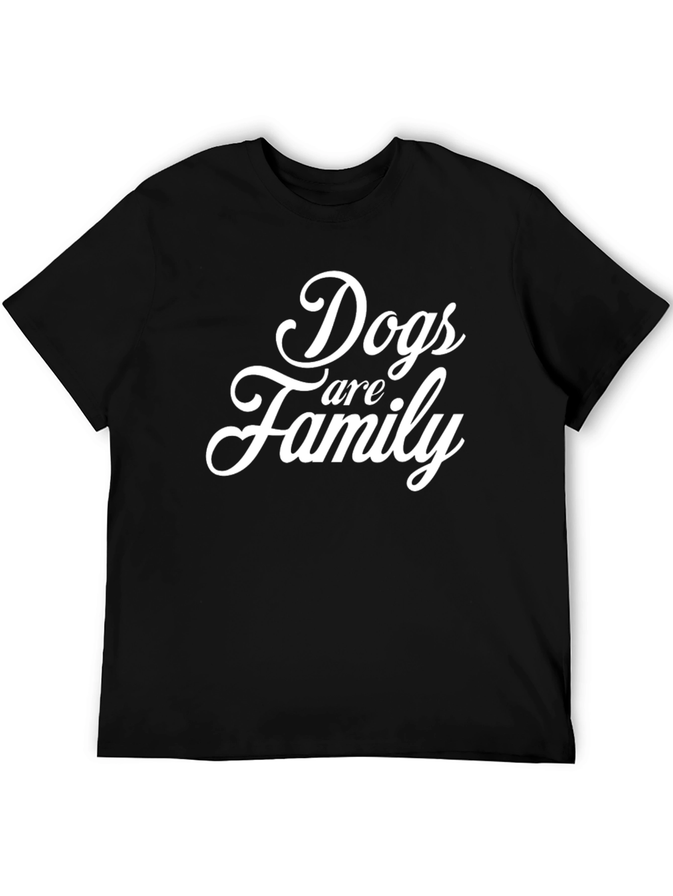 Black Dogs Are Family T-Shirt view 5
