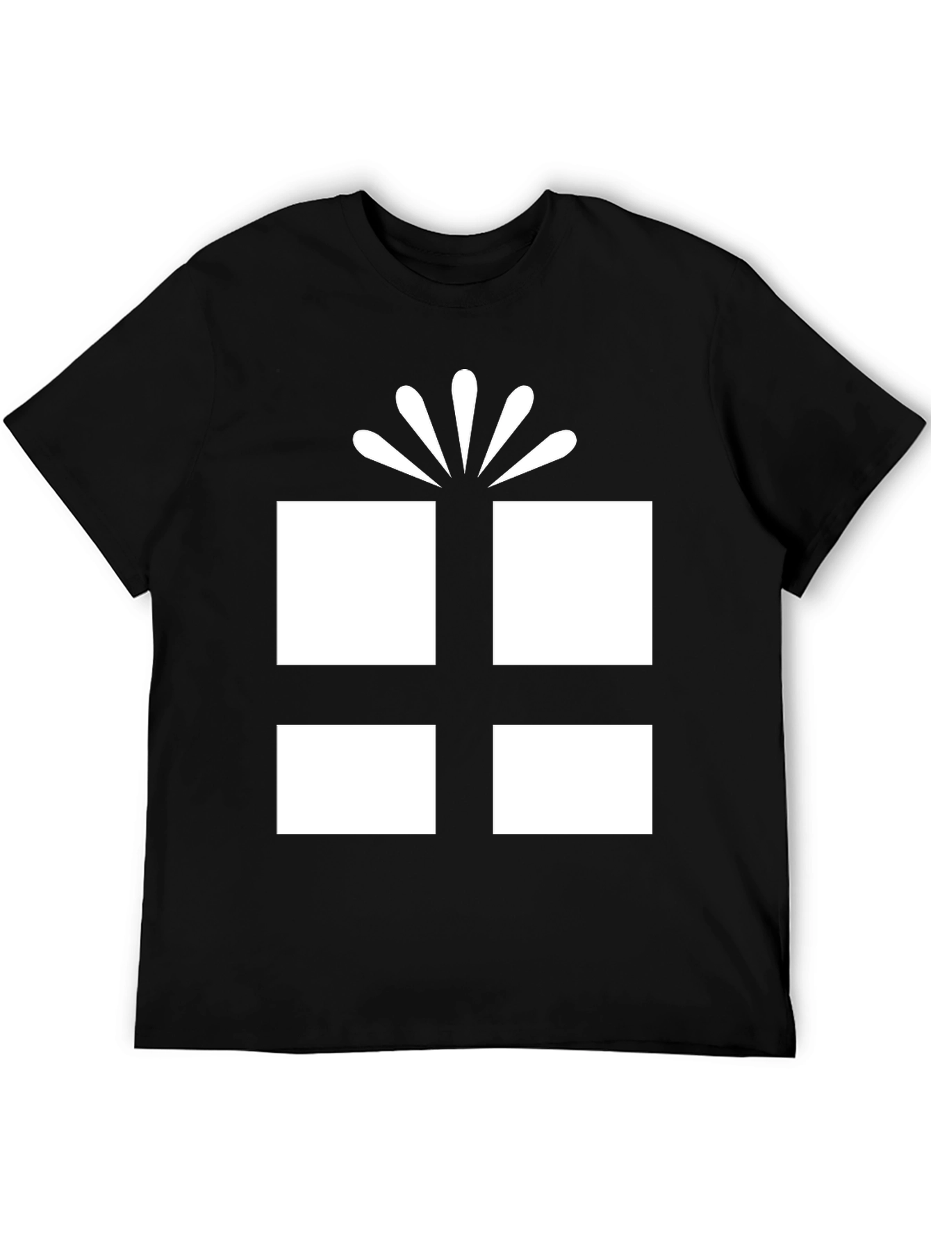 Black Gift Box Graphic Tee - Stylish Unisex T-Shirt view 5