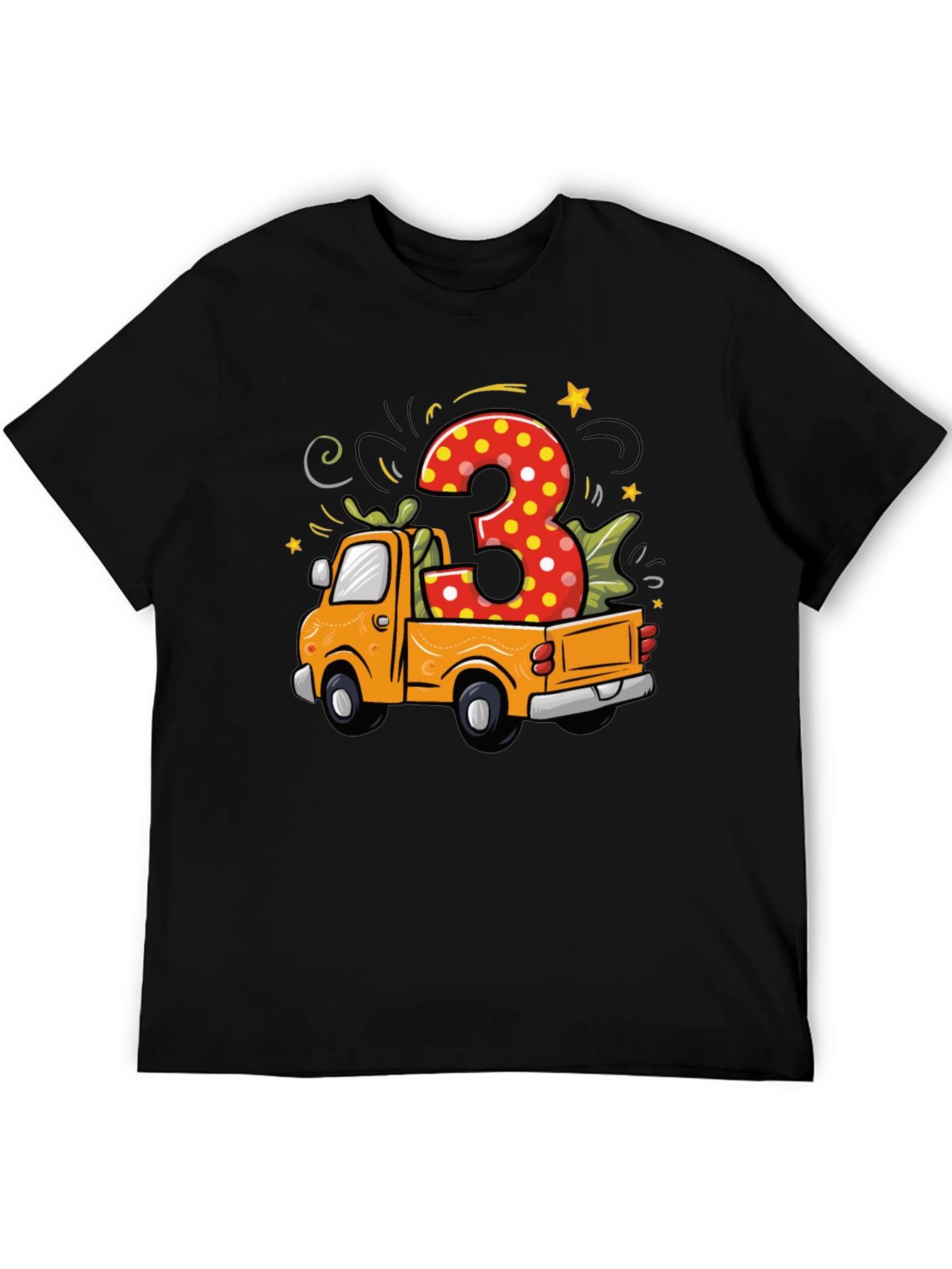 3rd Birthday Truck T-Shirt - 5