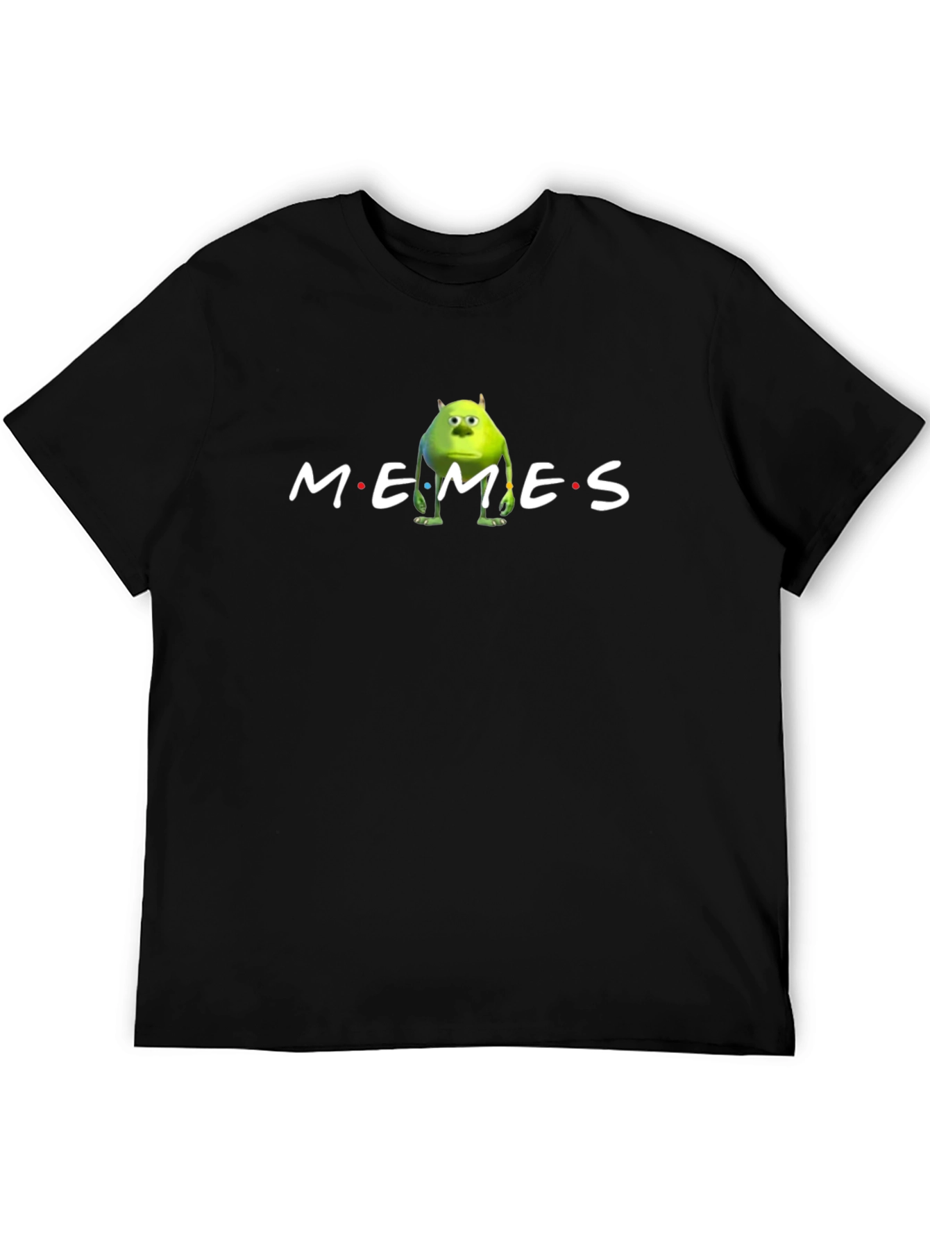 Black Memes Mike Wazowski Inspired T-Shirt view 5