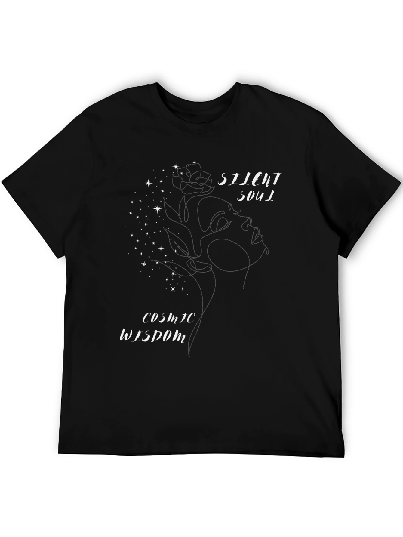 Black Cosmic Wisdom Graphic Tee view 5