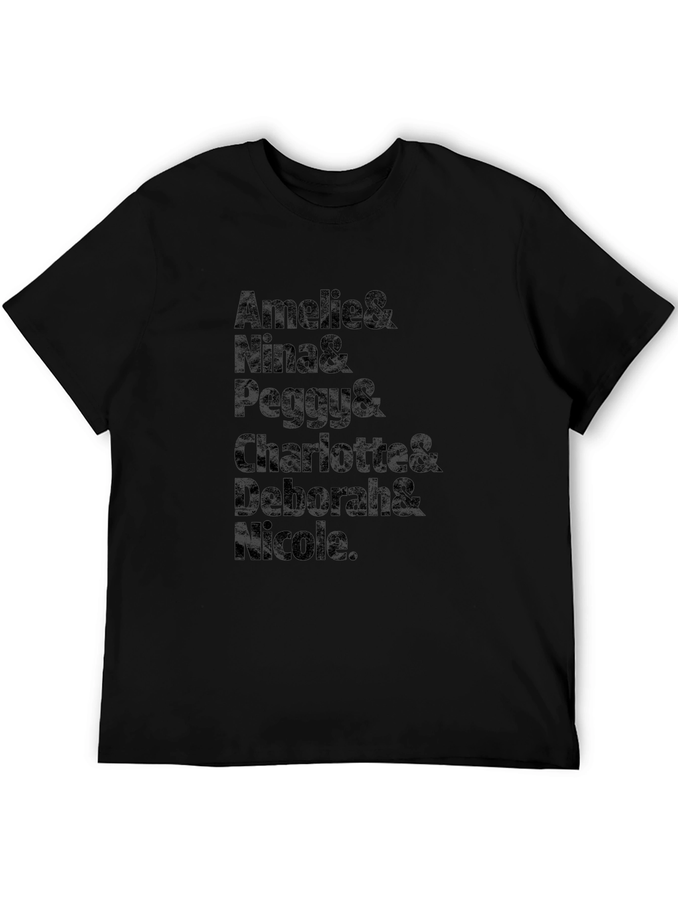 Black Amelie & Friends Black T-Shirt view 5