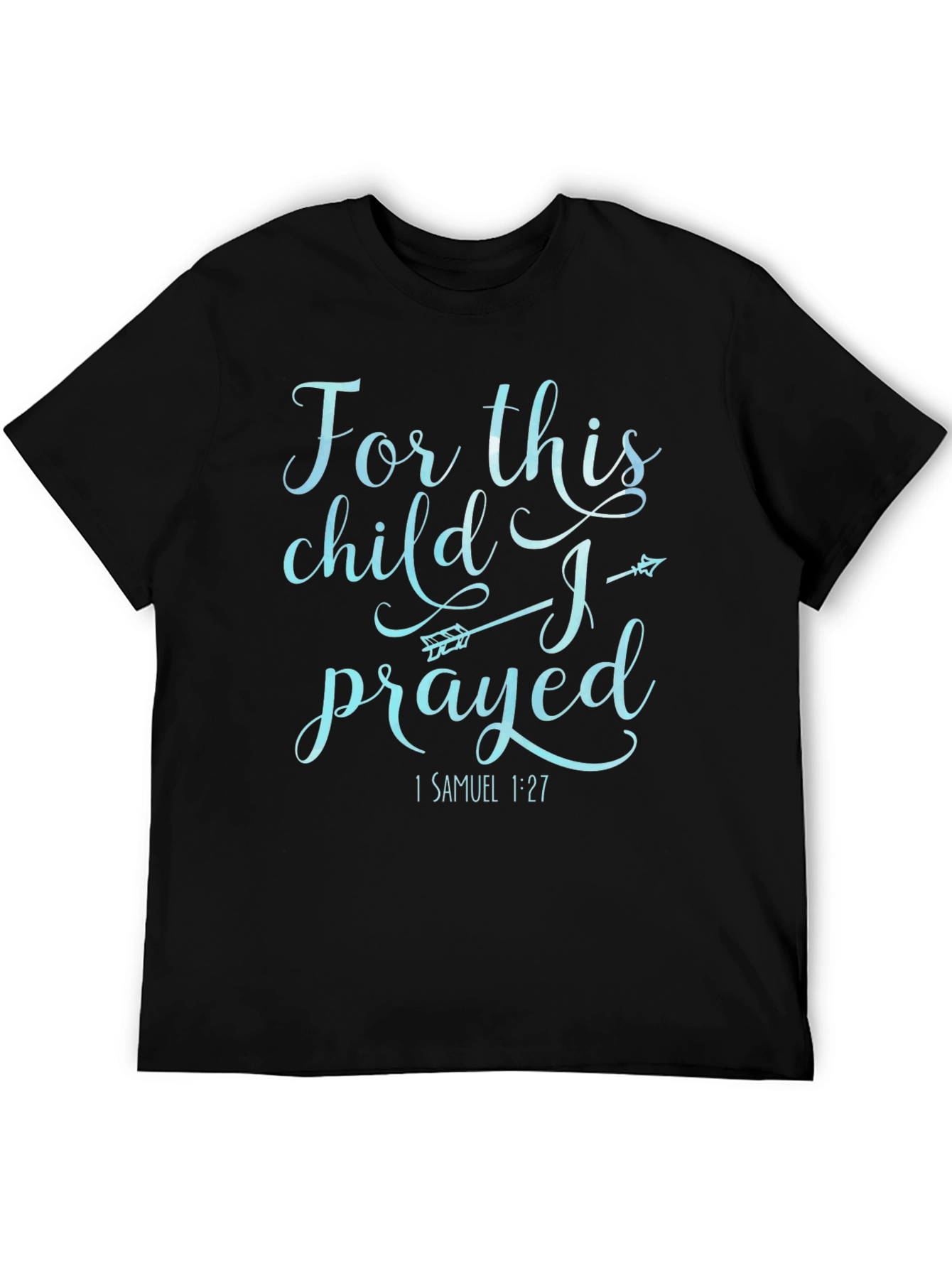 Black For This Child I Prayed T-Shirt view 5