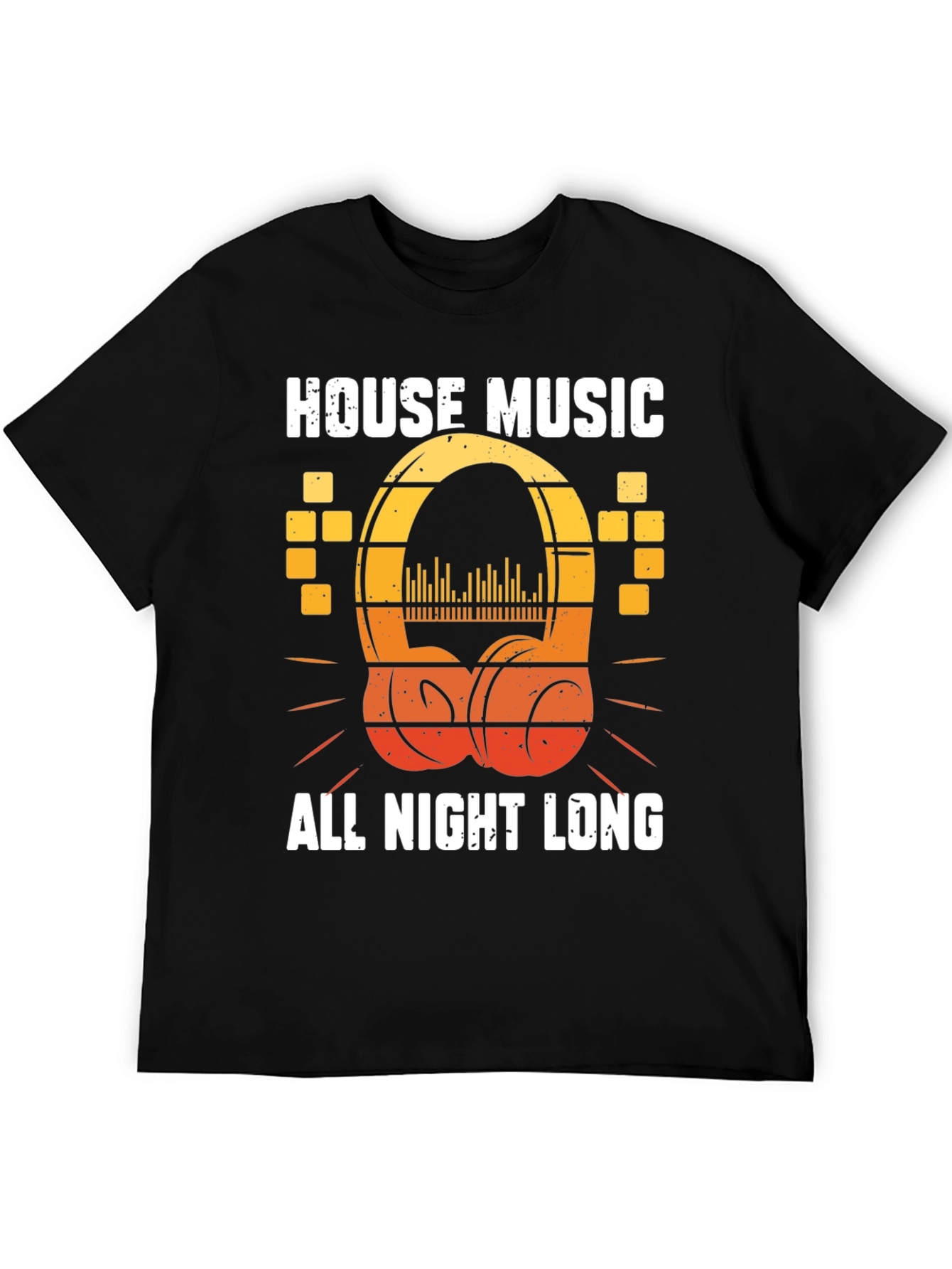 Black House Music All Night Long T-Shirt view 5