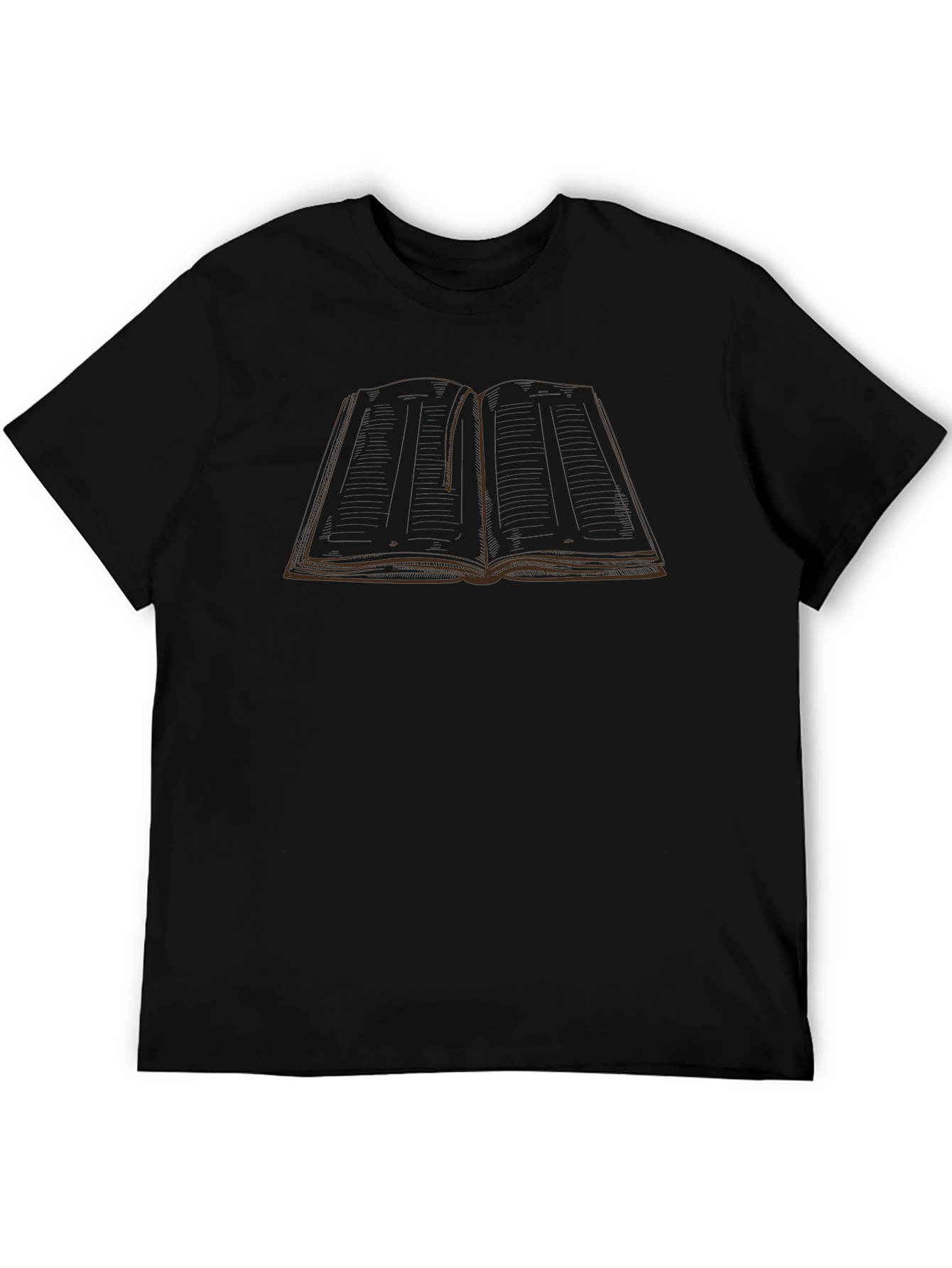Black Open Book Graphic Tee - Read On! view 5