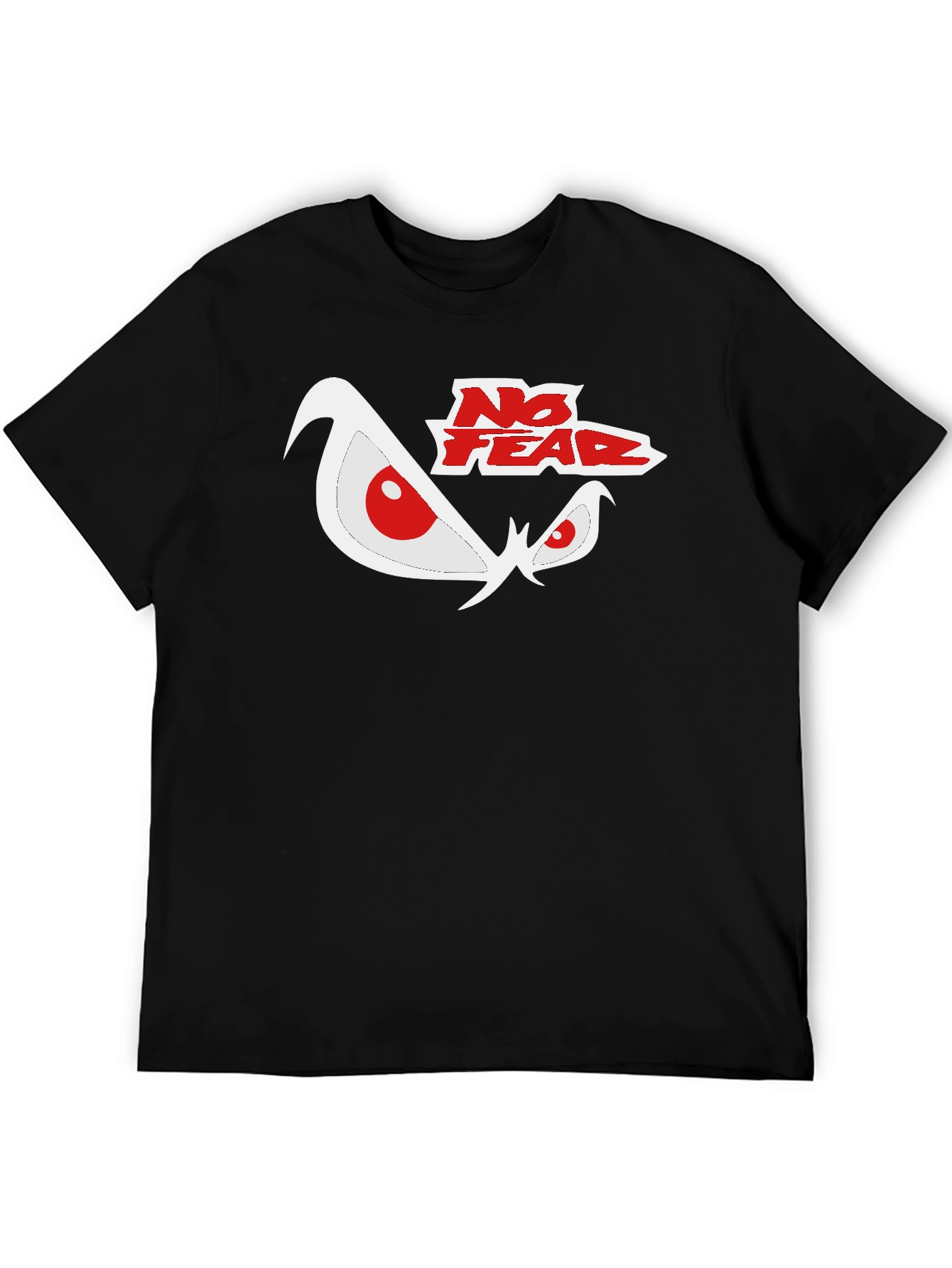 Black No Fear Graphic Print Black T-Shirt view 5