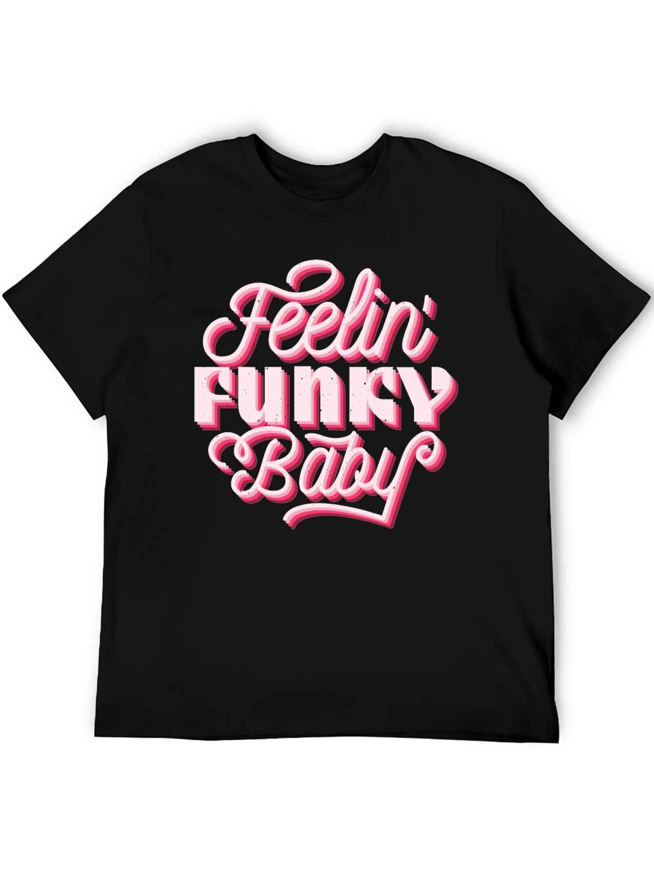 Black Feelin' Funky Baby T-Shirt - Retro Style Graphic Tee view 5