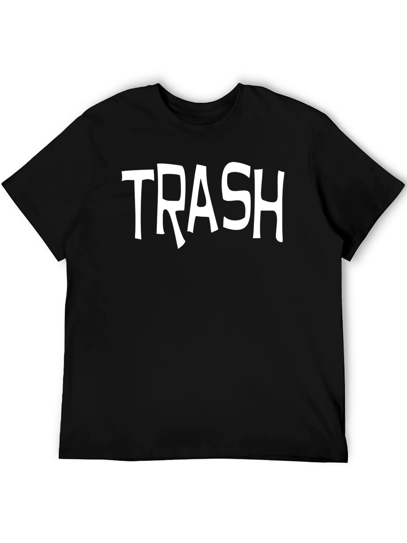 Black Trash Graphic Tee - Unisex Crew Neck view 5