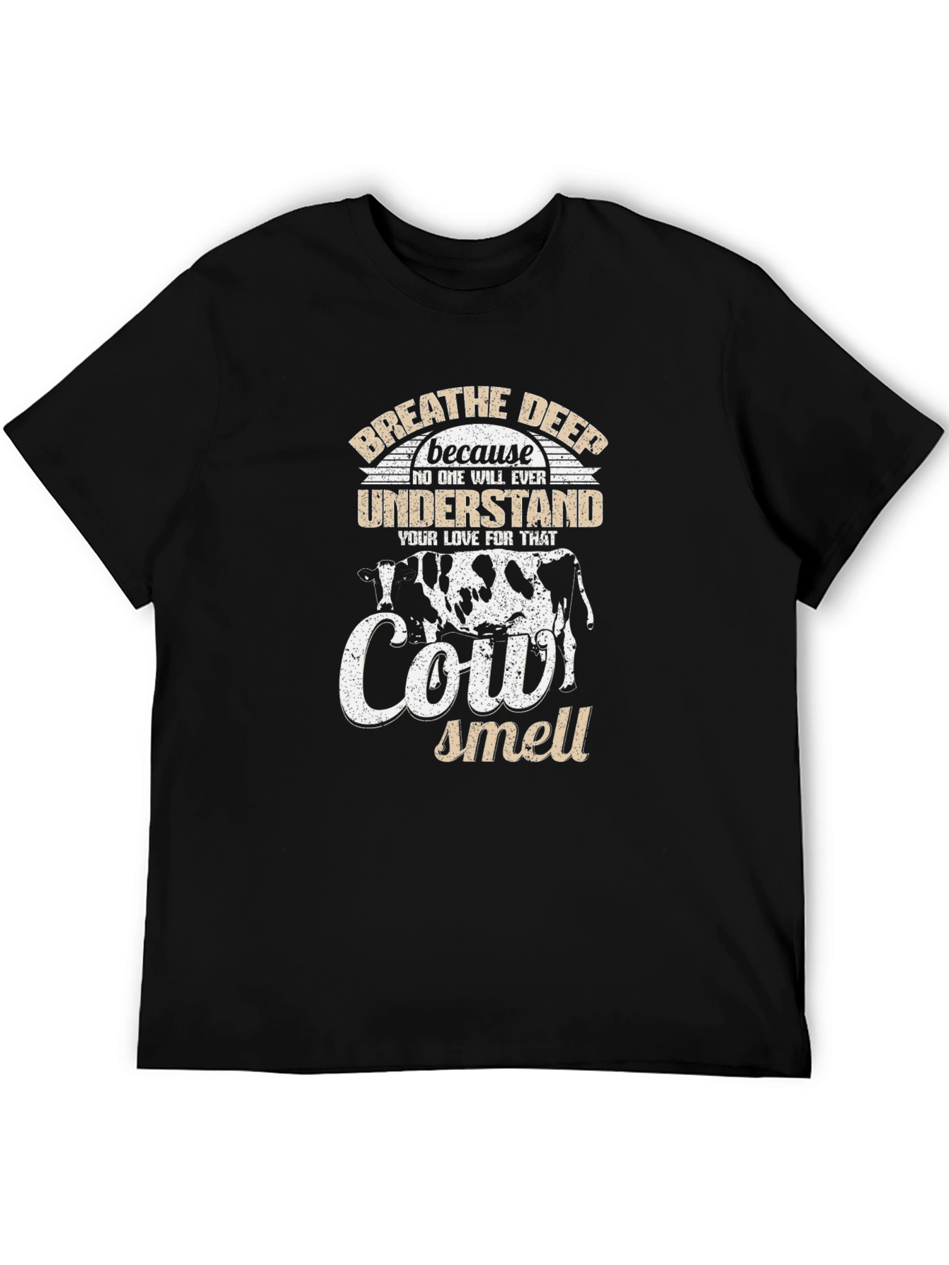 Black Cow Smell Graphic T-Shirt view 5