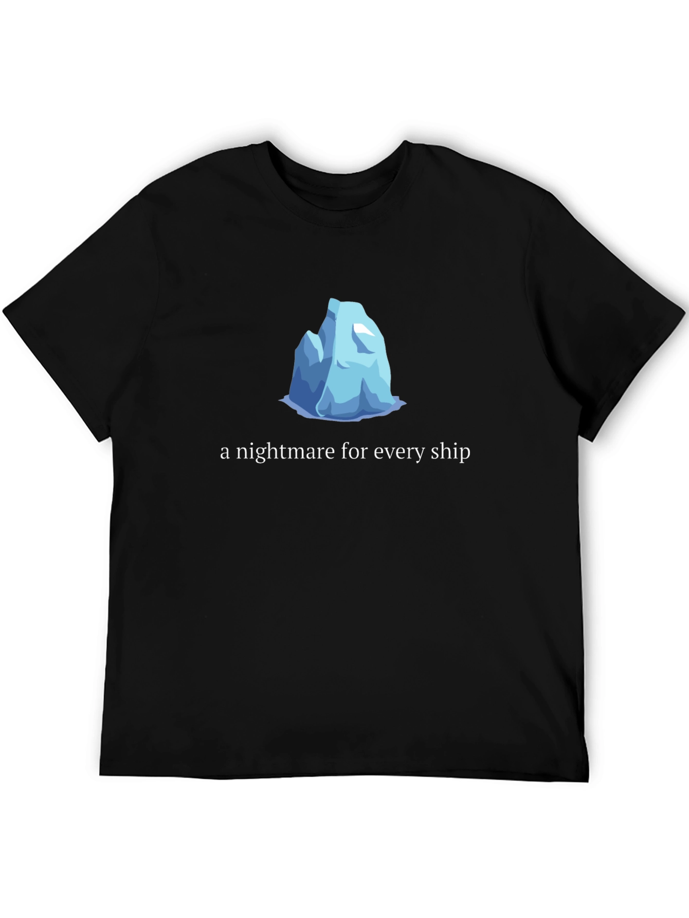 Black Iceberg Nightmare Graphic Tee view 5