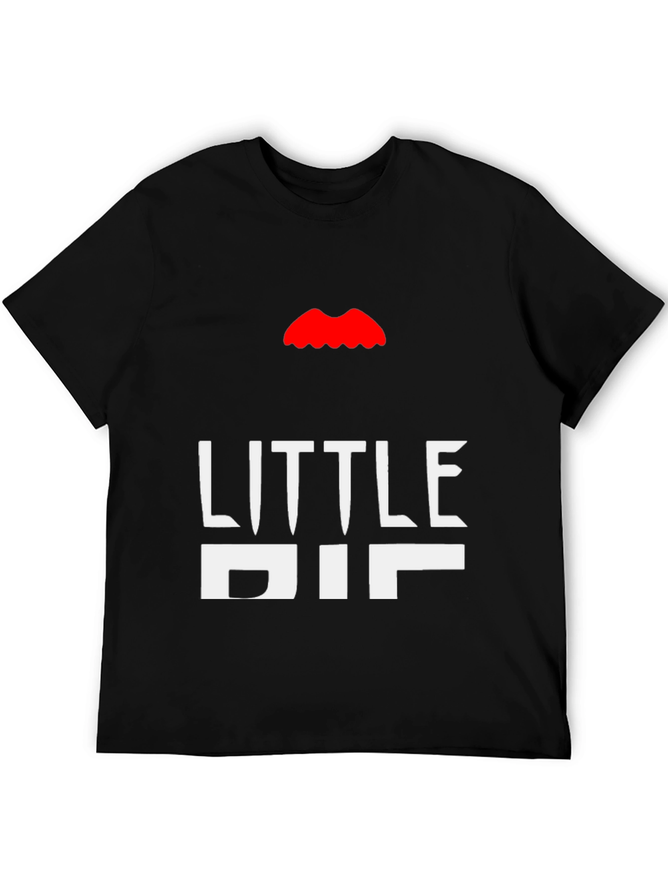 Black Little Big T-Shirt - Bold Graphic Tee view 5