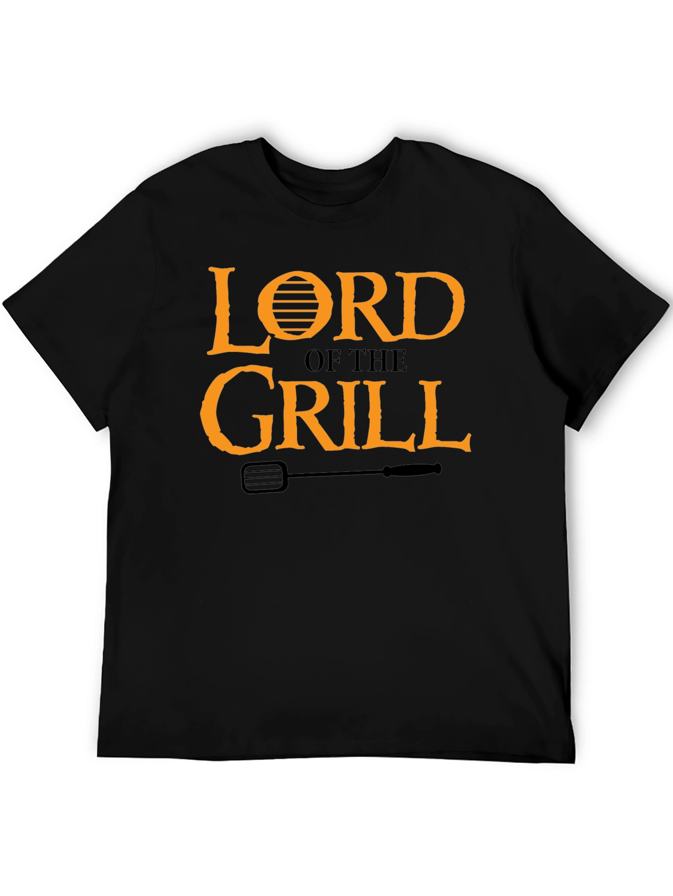 Black Lord of the Grill T-Shirt - BBQ Master Apparel view 5