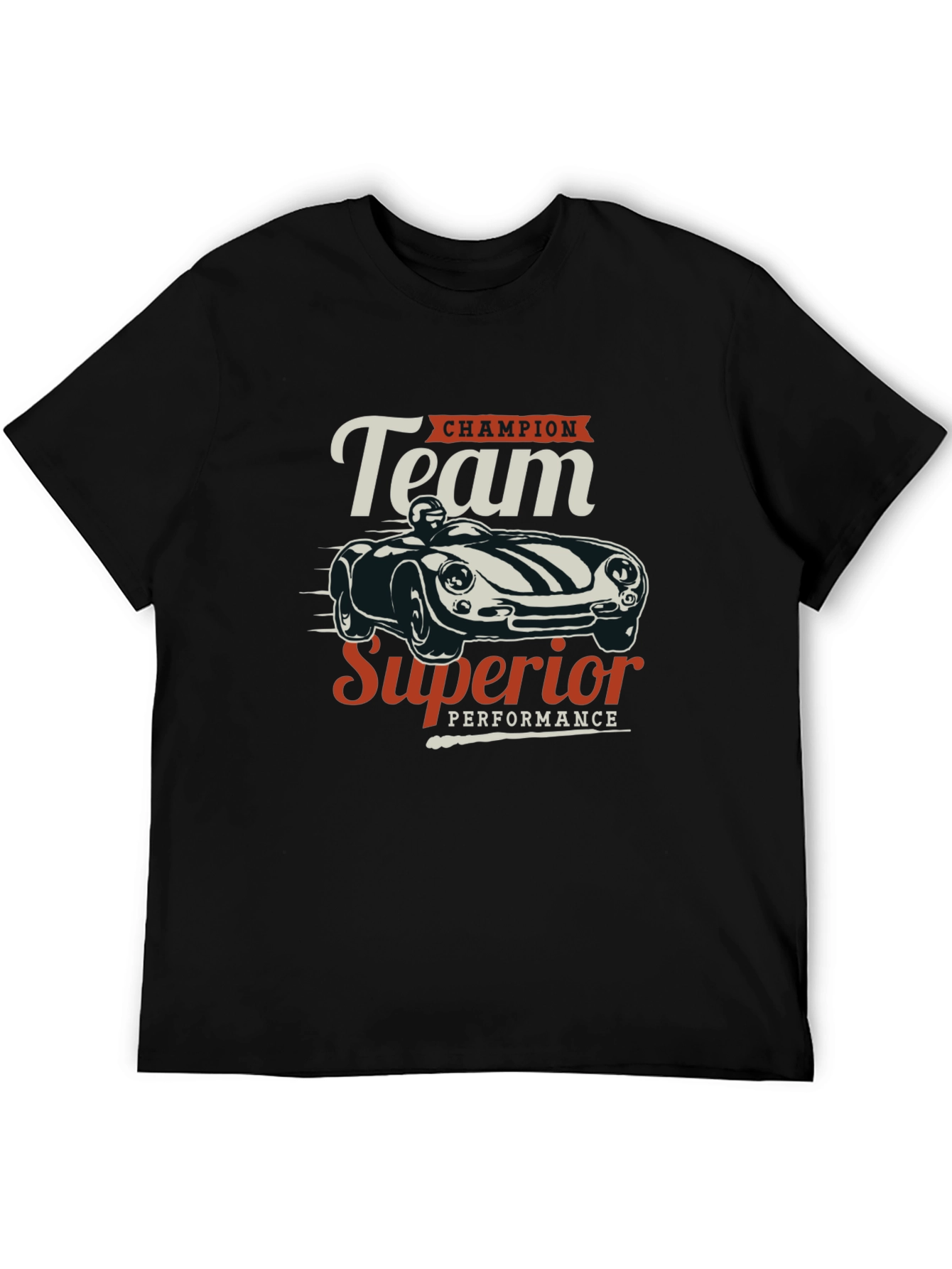 Black Team Champion Superior Performance Black T-Shirt view 5
