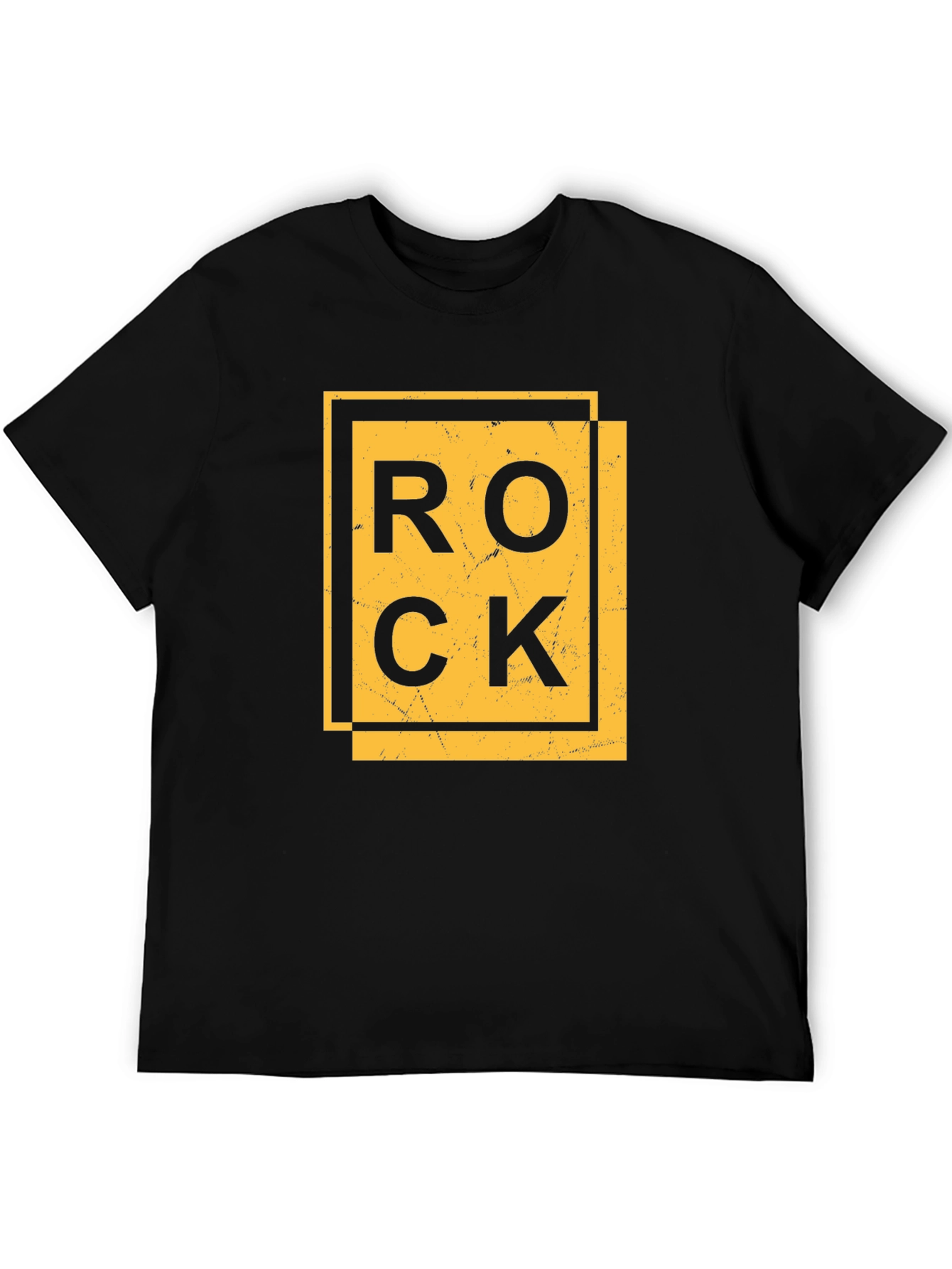 Black Rock Graphic Print Black T-Shirt view 5