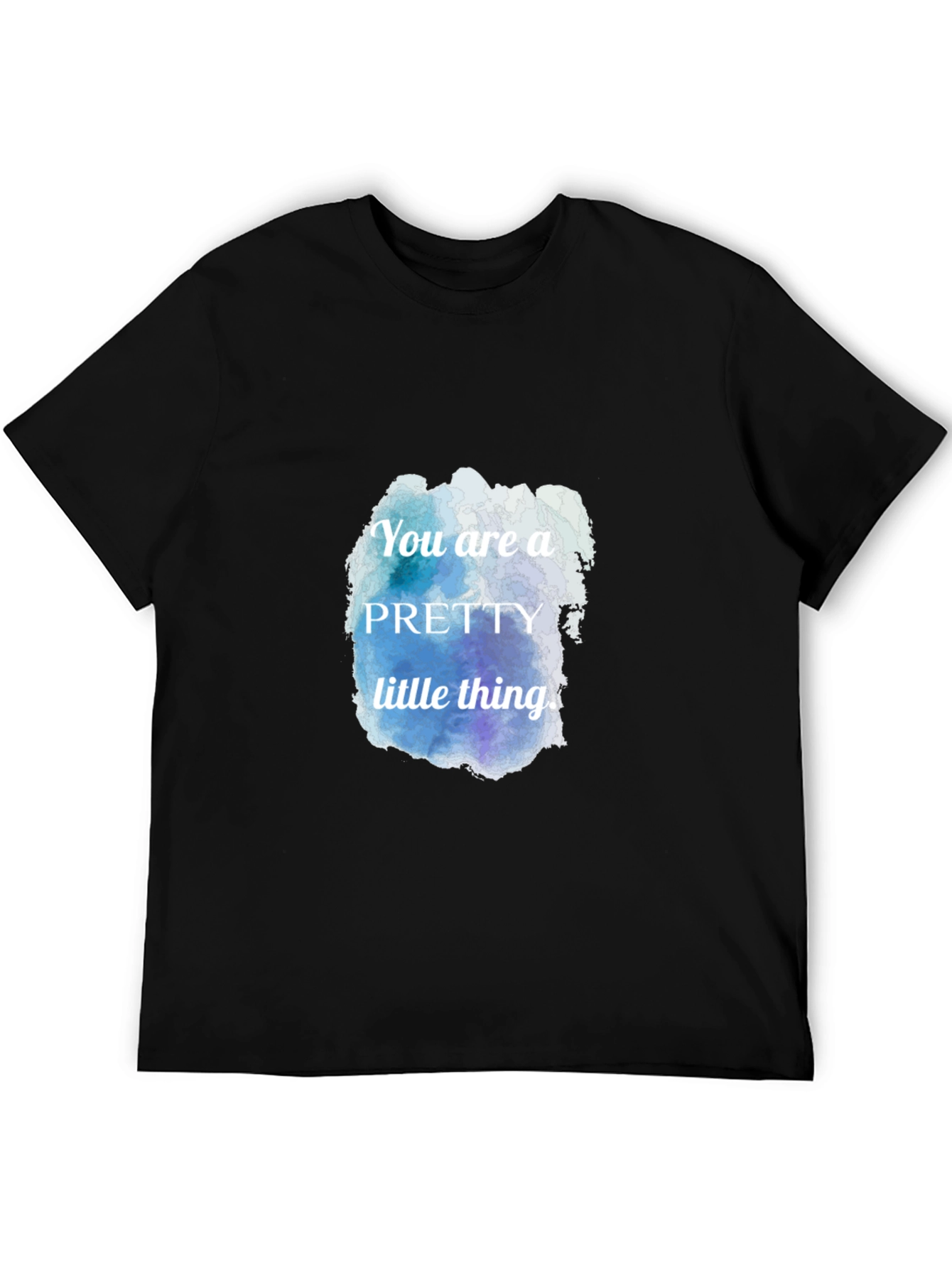 Black Watercolor Quote Tee - You're a Pretty Little Thing view 5