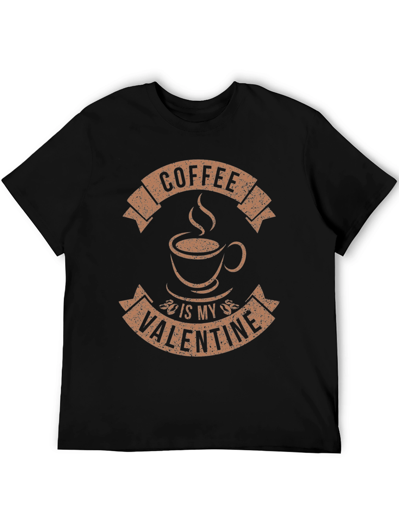 Black Coffee Is My Valentine Graphic Tee view 5