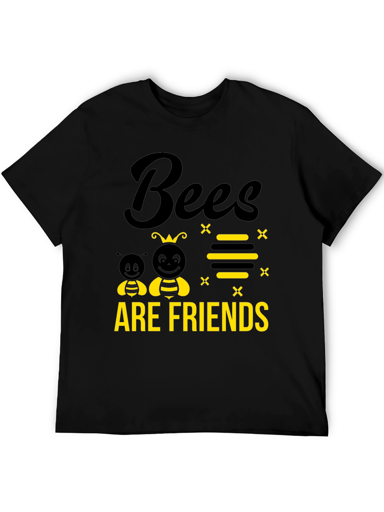 Bees Are Friends Graphic Tee - 5