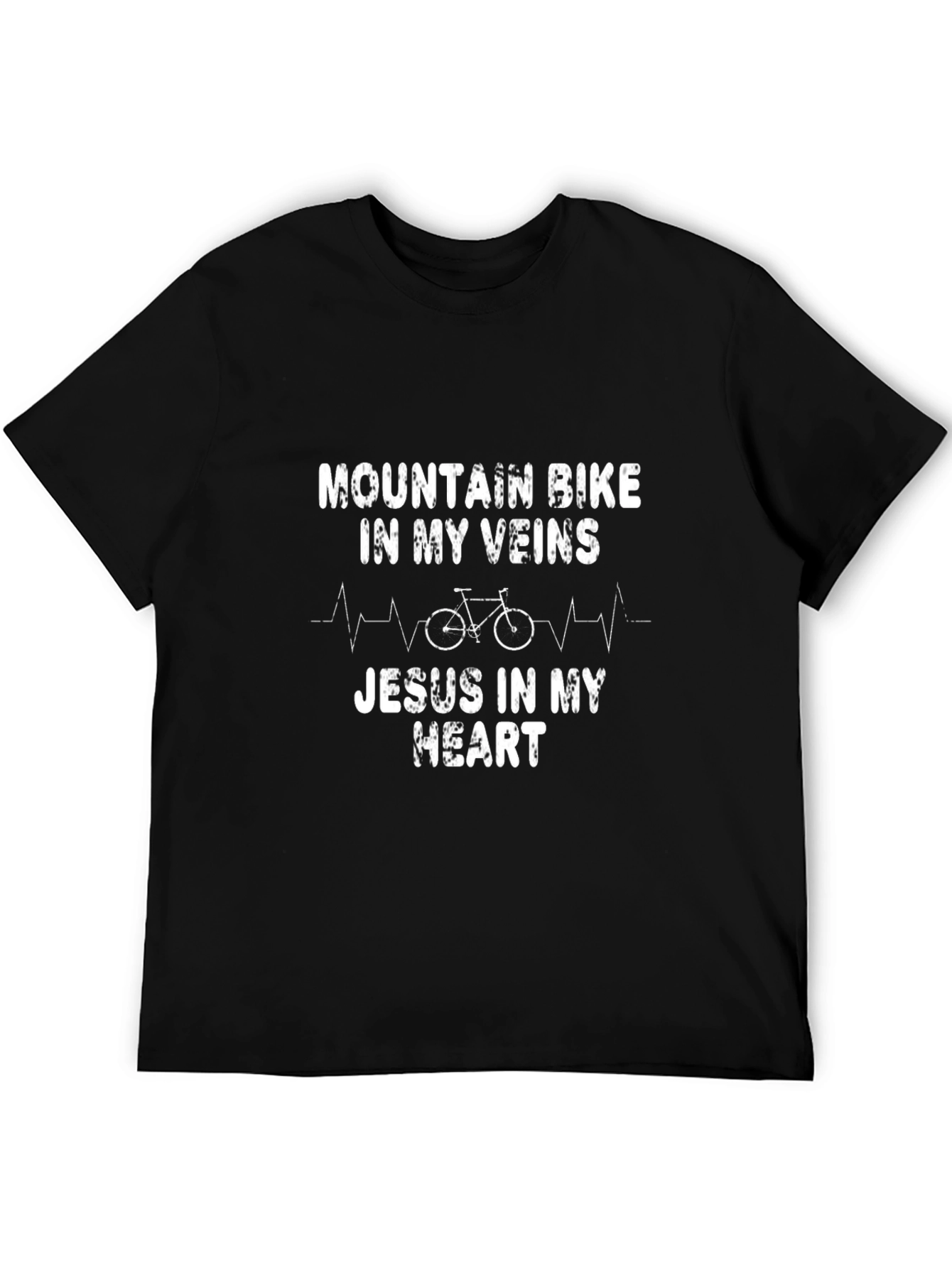 Black Mountain Bike & Jesus T-Shirt view 5
