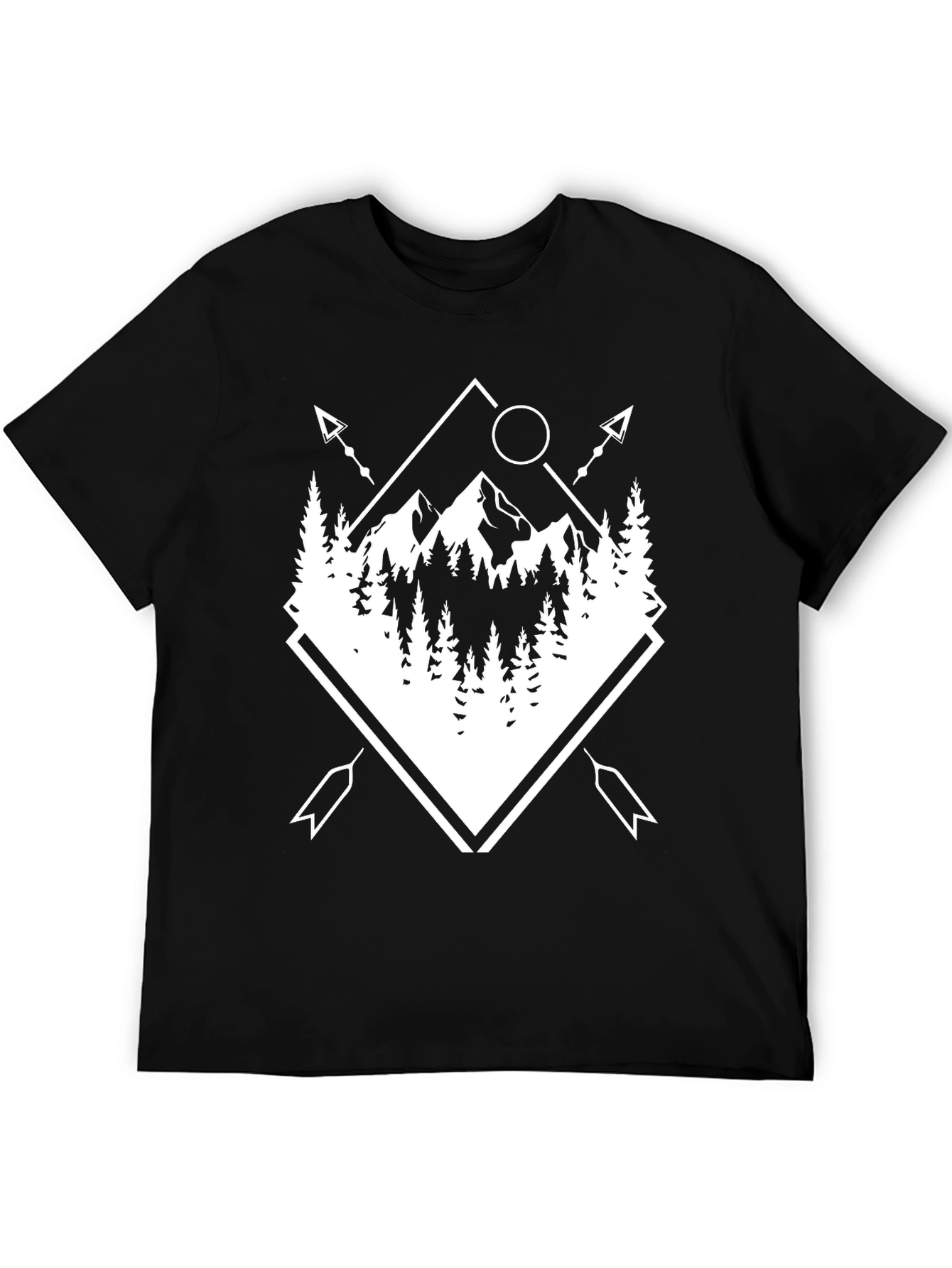 Black Mountain Graphic Tee: Nature Lover Apparel view 5
