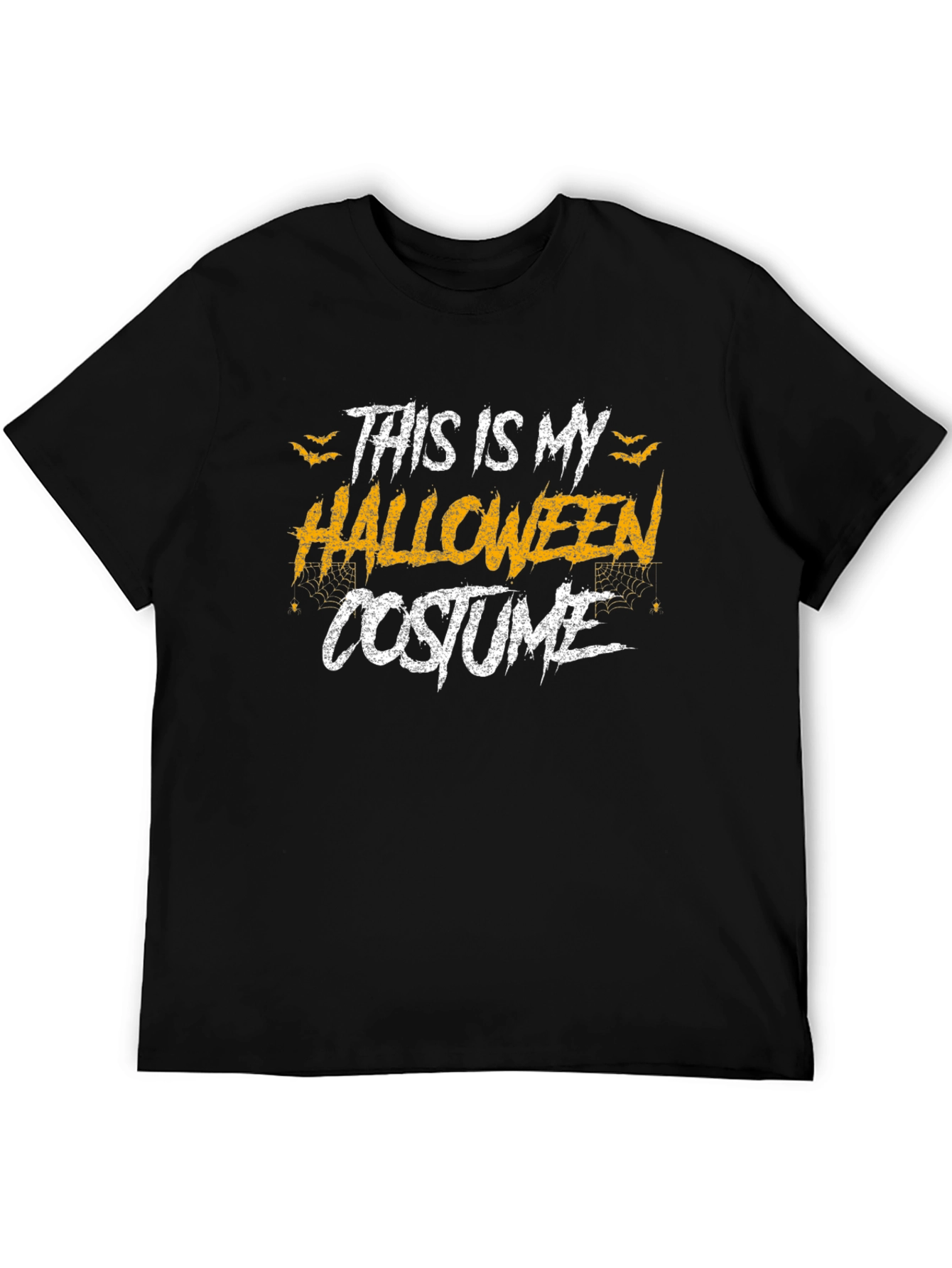 Black Halloween Costume Graphic Tee view 5