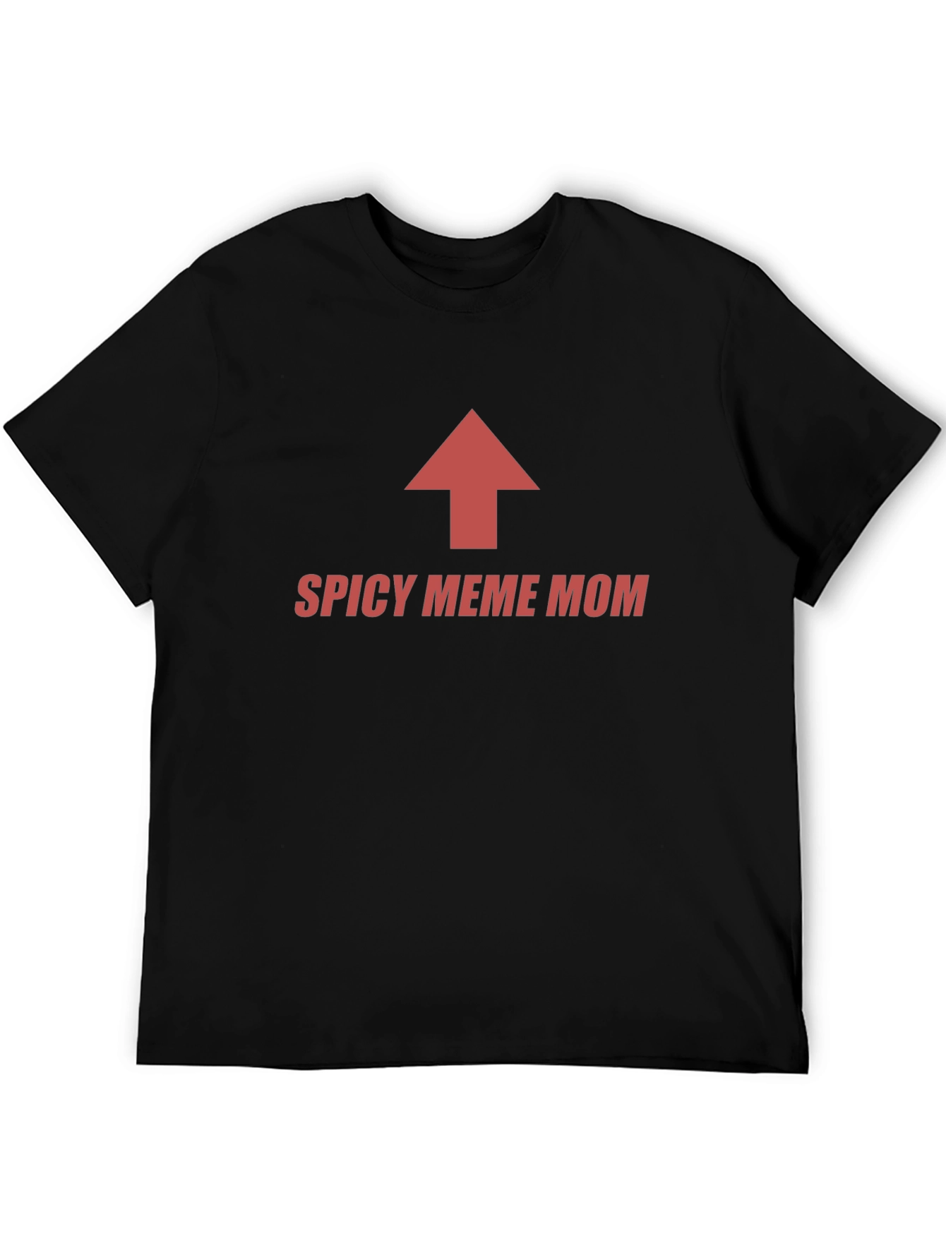 Black Spicy Meme Mom T-Shirt - Funny Graphic Tee view 5