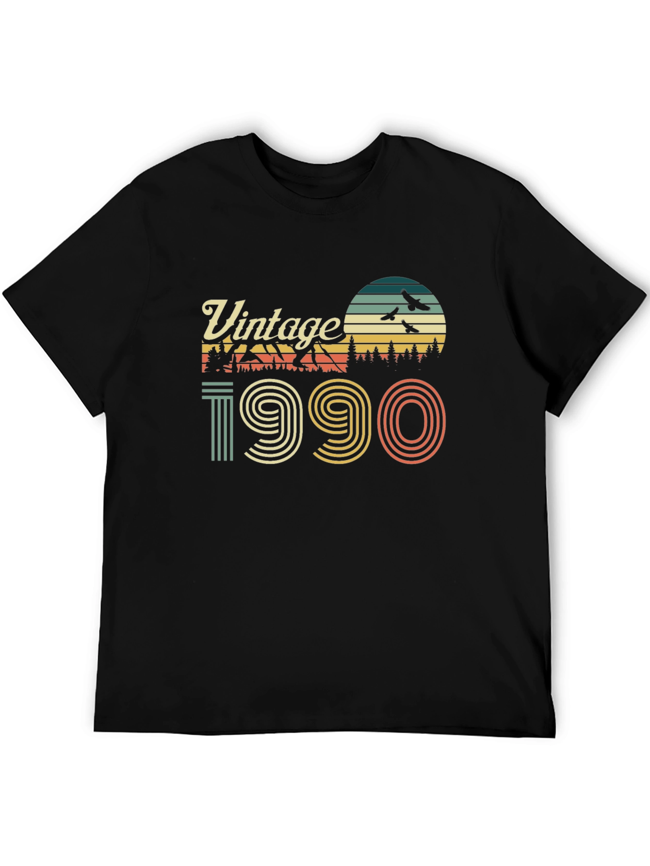 Black Vintage 1990 T-Shirt view 5