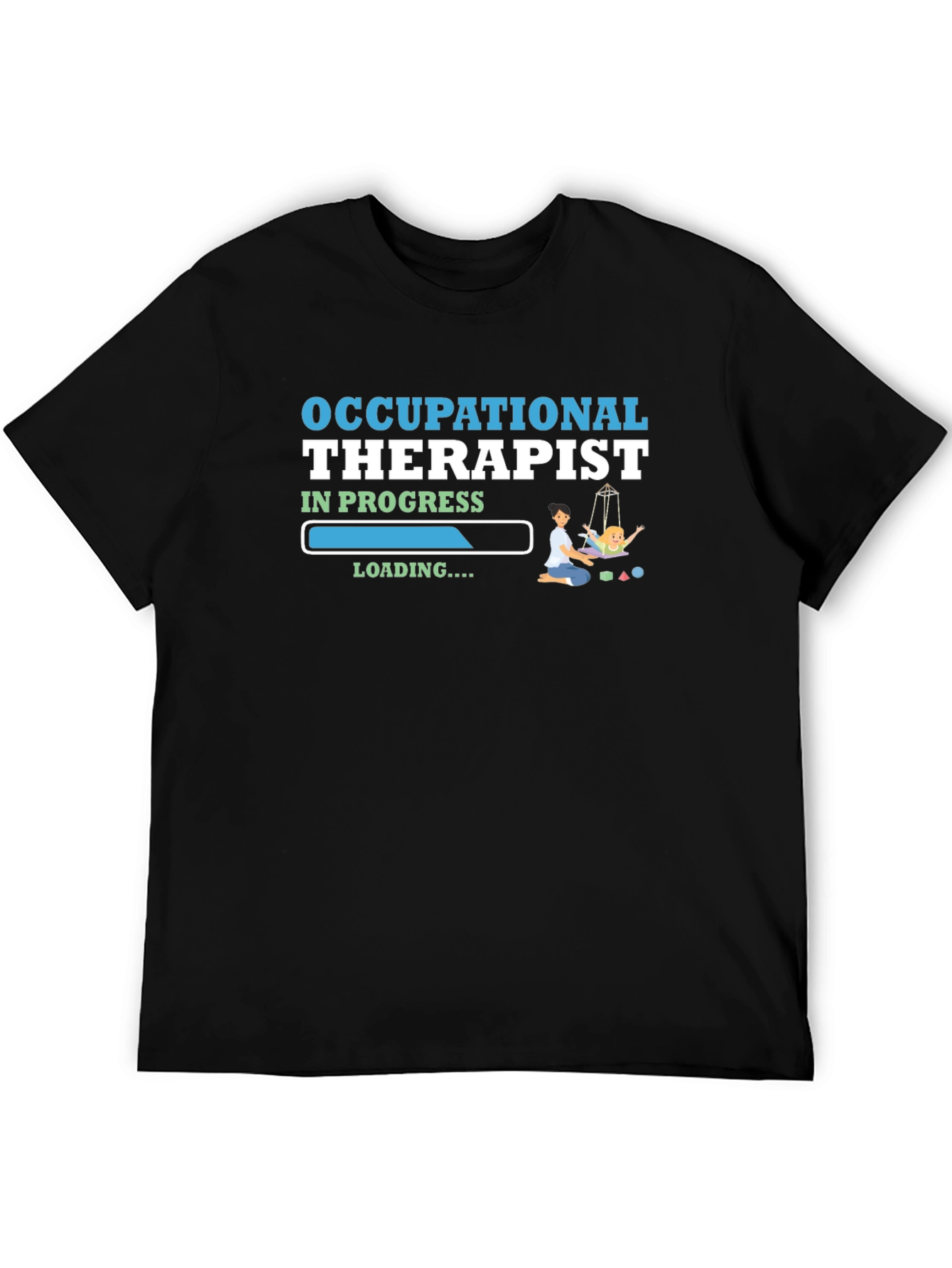 Black Occupational Therapist In Progress T-Shirt view 5