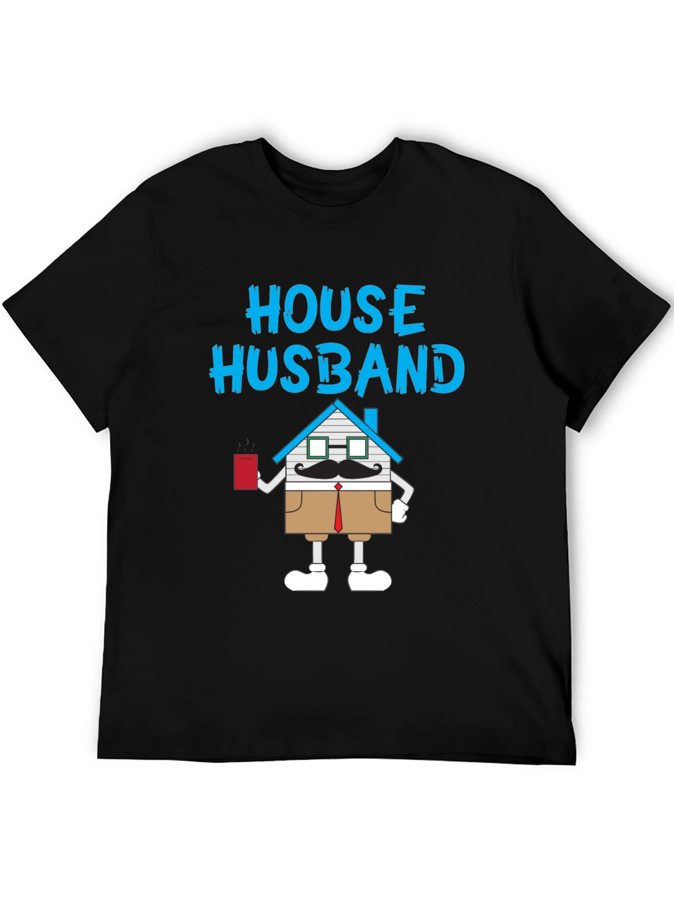 Black House Husband Graphic Novelty T-Shirt view 5