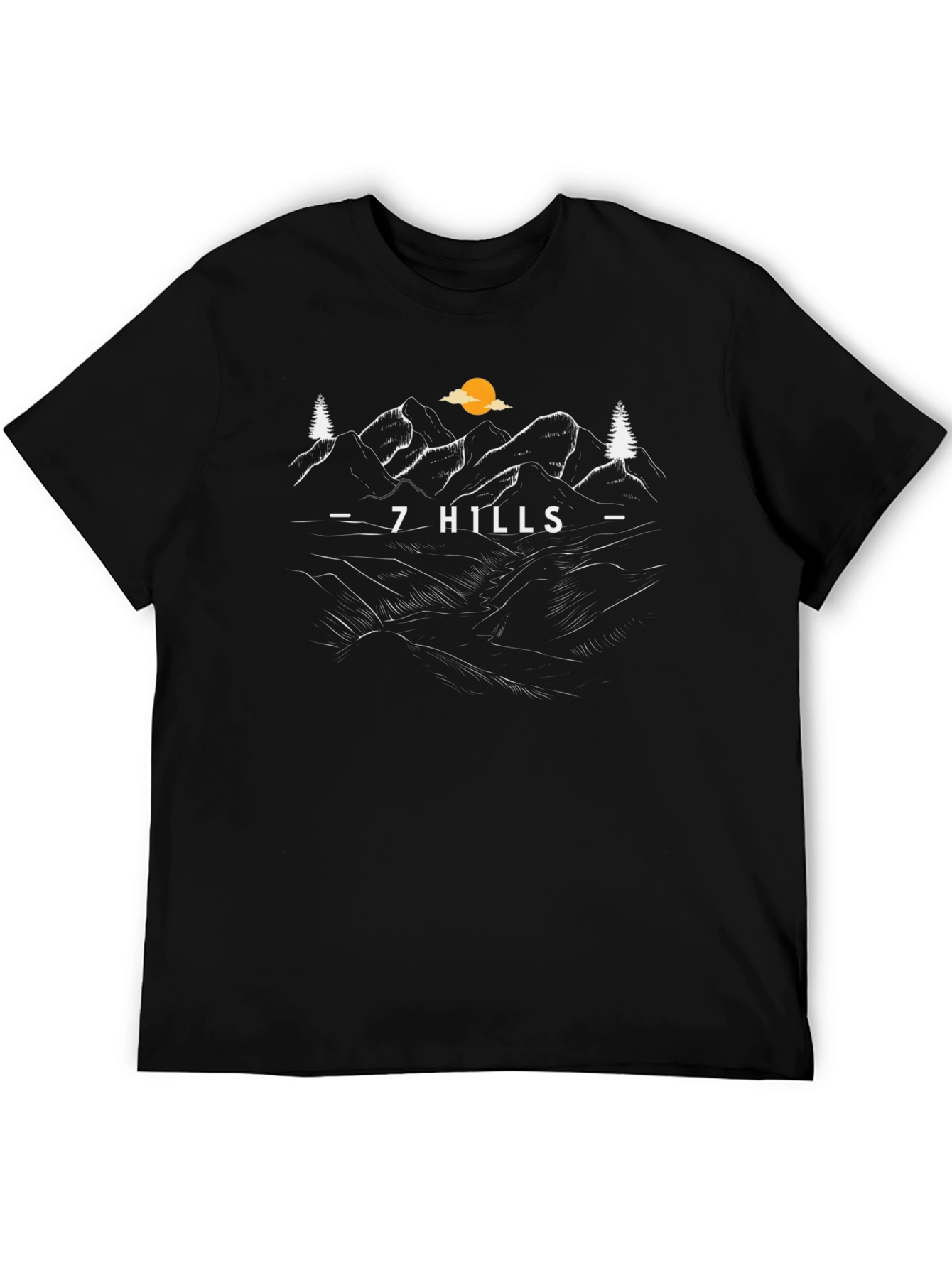 Black 7 Hills Graphic Tee - Adventure Awaits! view 5